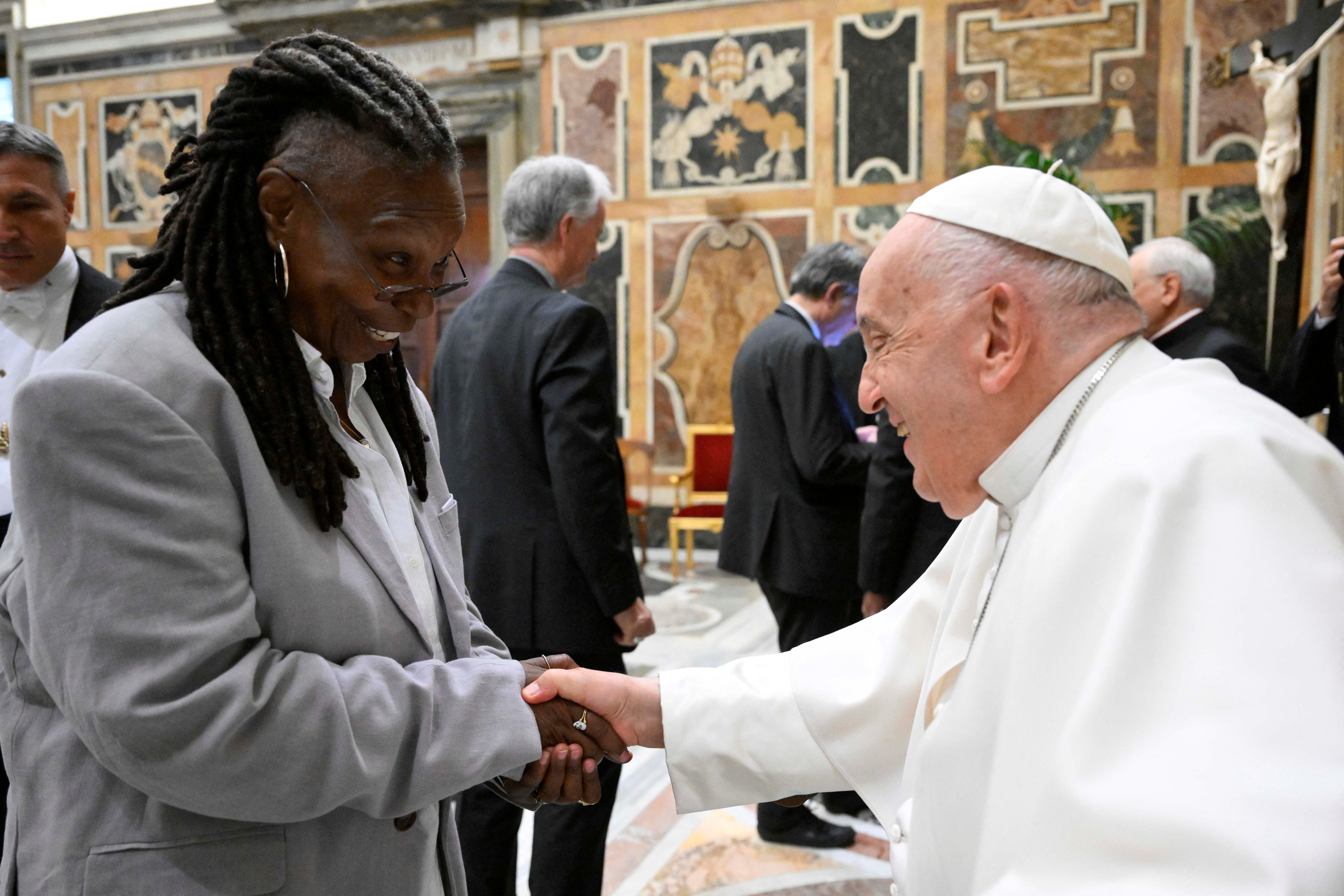Whoopi Goldberg, Martin Scorsese and Eva Longoria lead heartfelt celebrity tributes to Pope Francis
