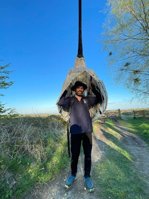 Former puppet maker Matt Trevelyan made the costume himself