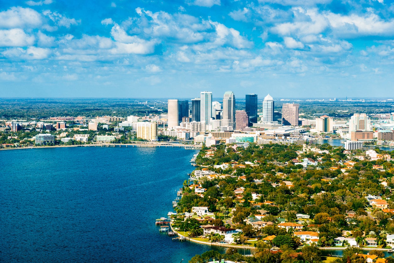 Fewer Americans are moving to Florida and Texas, new data has shown, as higher cost of living, economic uncertainty and increasing risk of natural disasters causes concern among homeowners. Tampa had a net inflow of just over 10,000 residents in 2024, compared to 35,000 people the year before