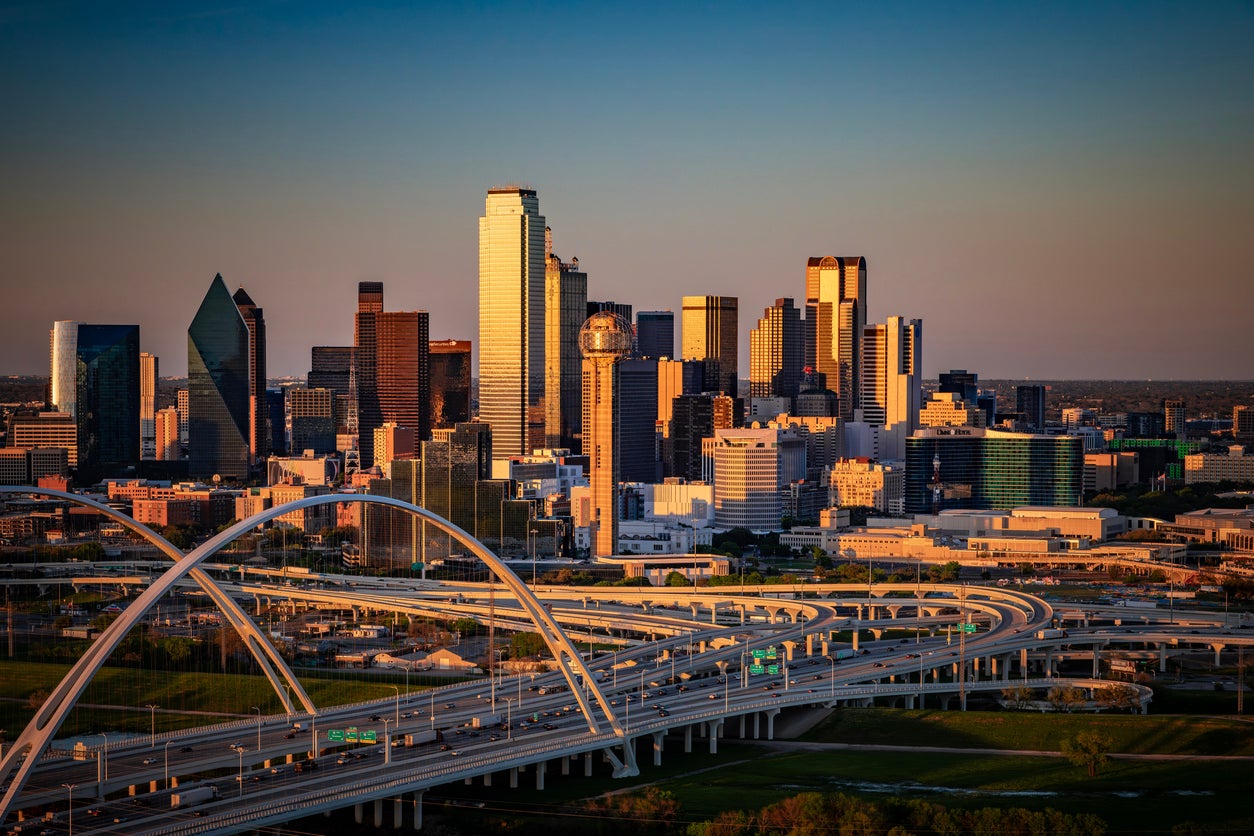 After Tampa, Dallas saw the next-biggest slowdown in domestic net migration, with a net inflow of roughly 13,000 residents in 2024, down from 35,000 the year before.