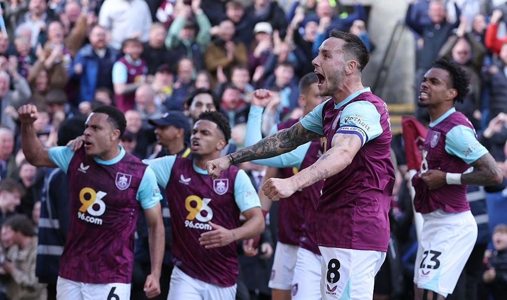 Brownhill's double sealed the Clarets' return to the top flight