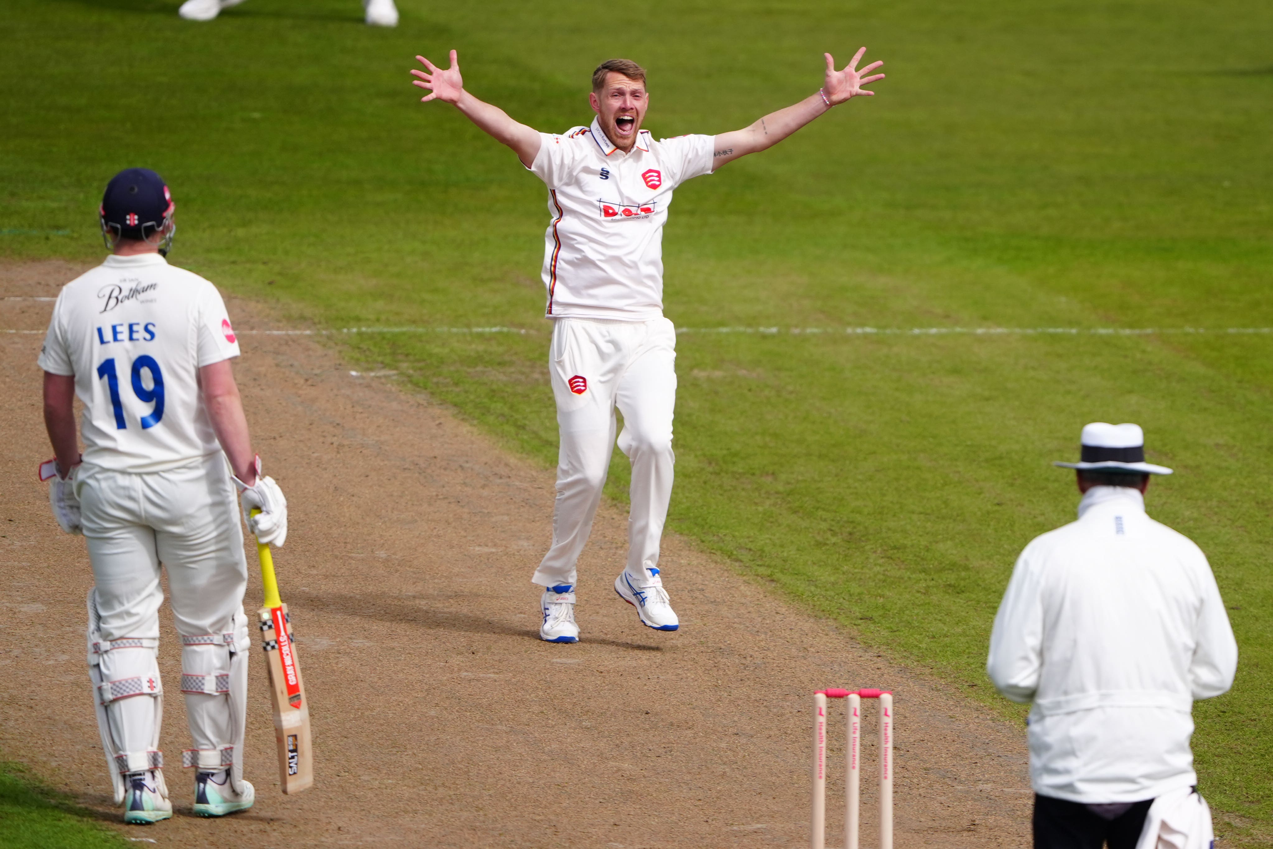Jamie Porter steered Essex to victory over Worcestershire (Owen Humphreys/PA)