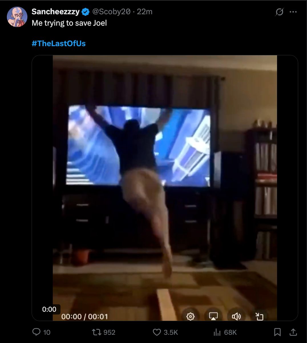 The Last of Us reaction on X