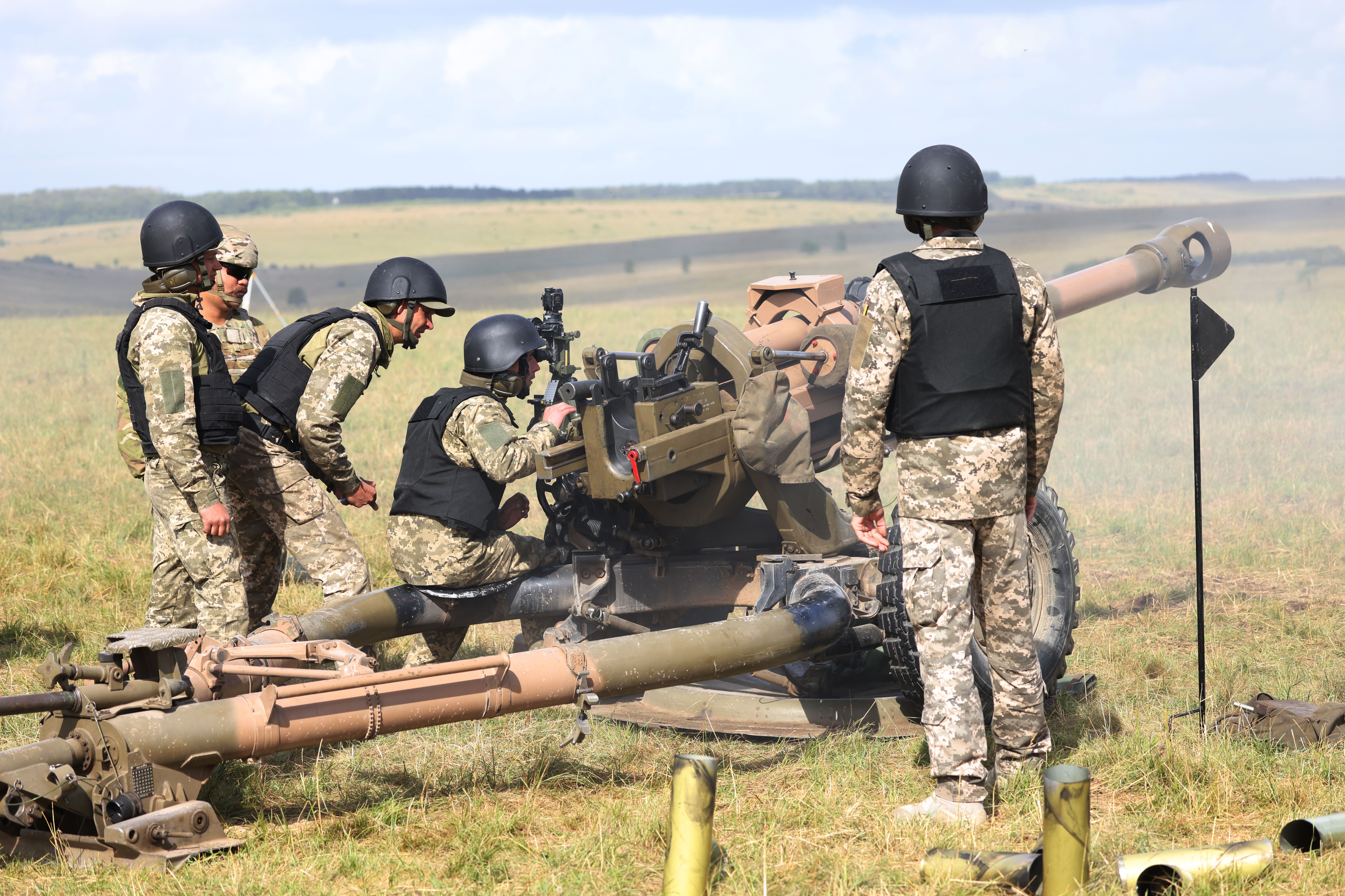 New Zealand personnel have been working with British troops to train Ukrainian soldiers to resist Russia’s invasion (Tim Merry/Daily Express/PA)
