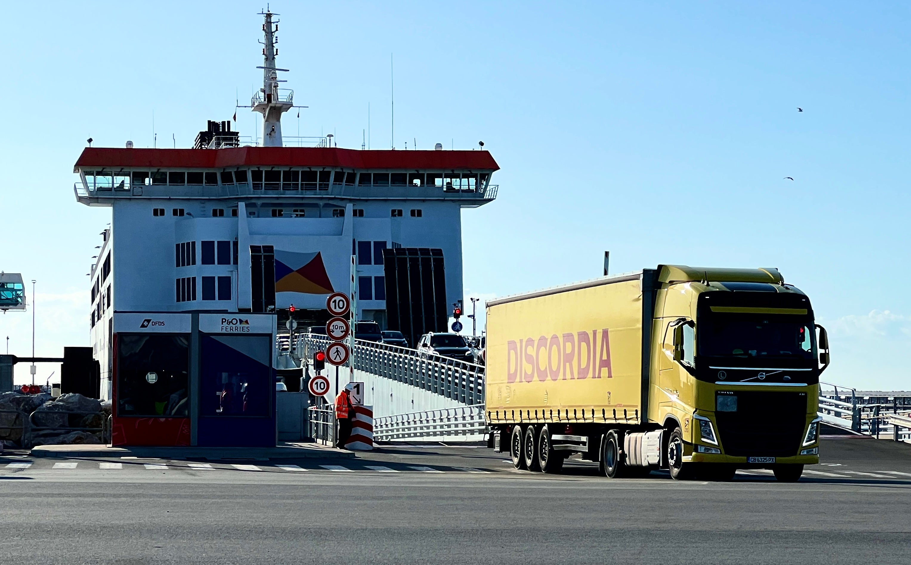 Going places? Port of Calais in northern France