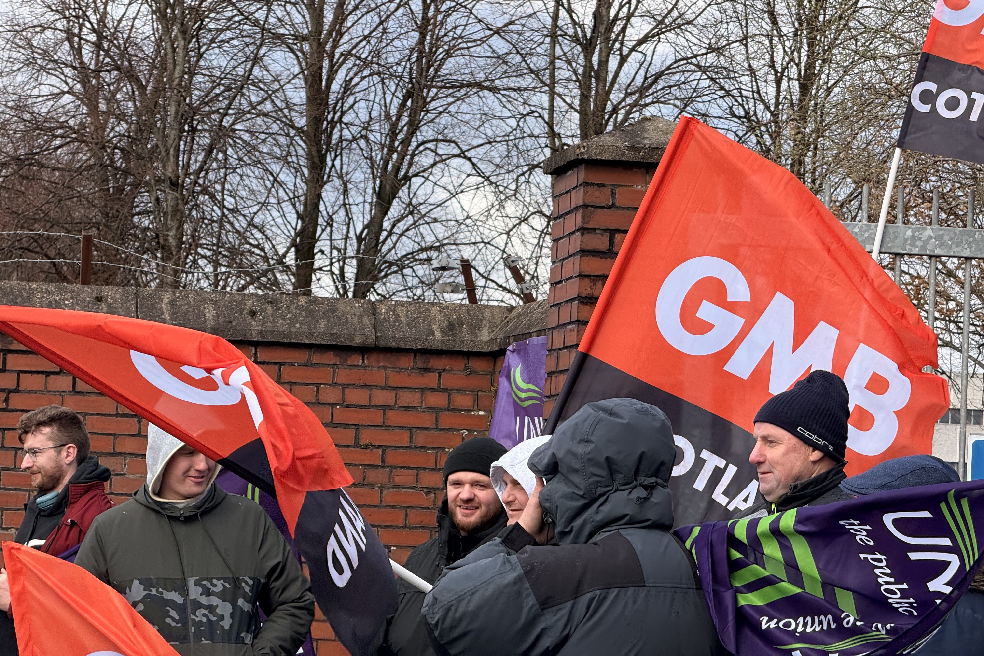 Scottish Water workers are planning to strike on Tuesday and Wednesday after ‘overwhelmingly’ rejecting a pay offer (Craig Meighan/PA)