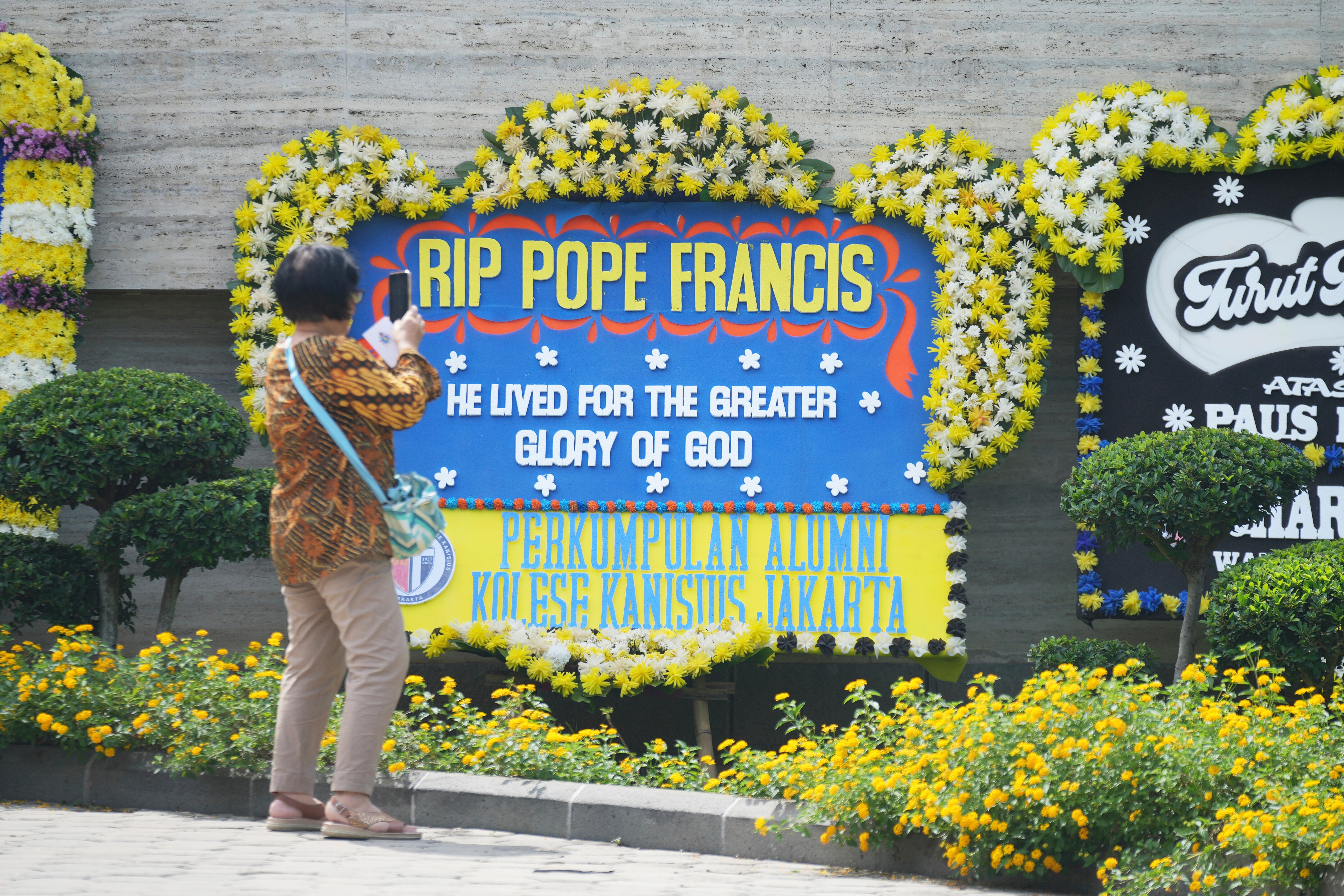 Indonesia Obit Pope Francis Global Reax