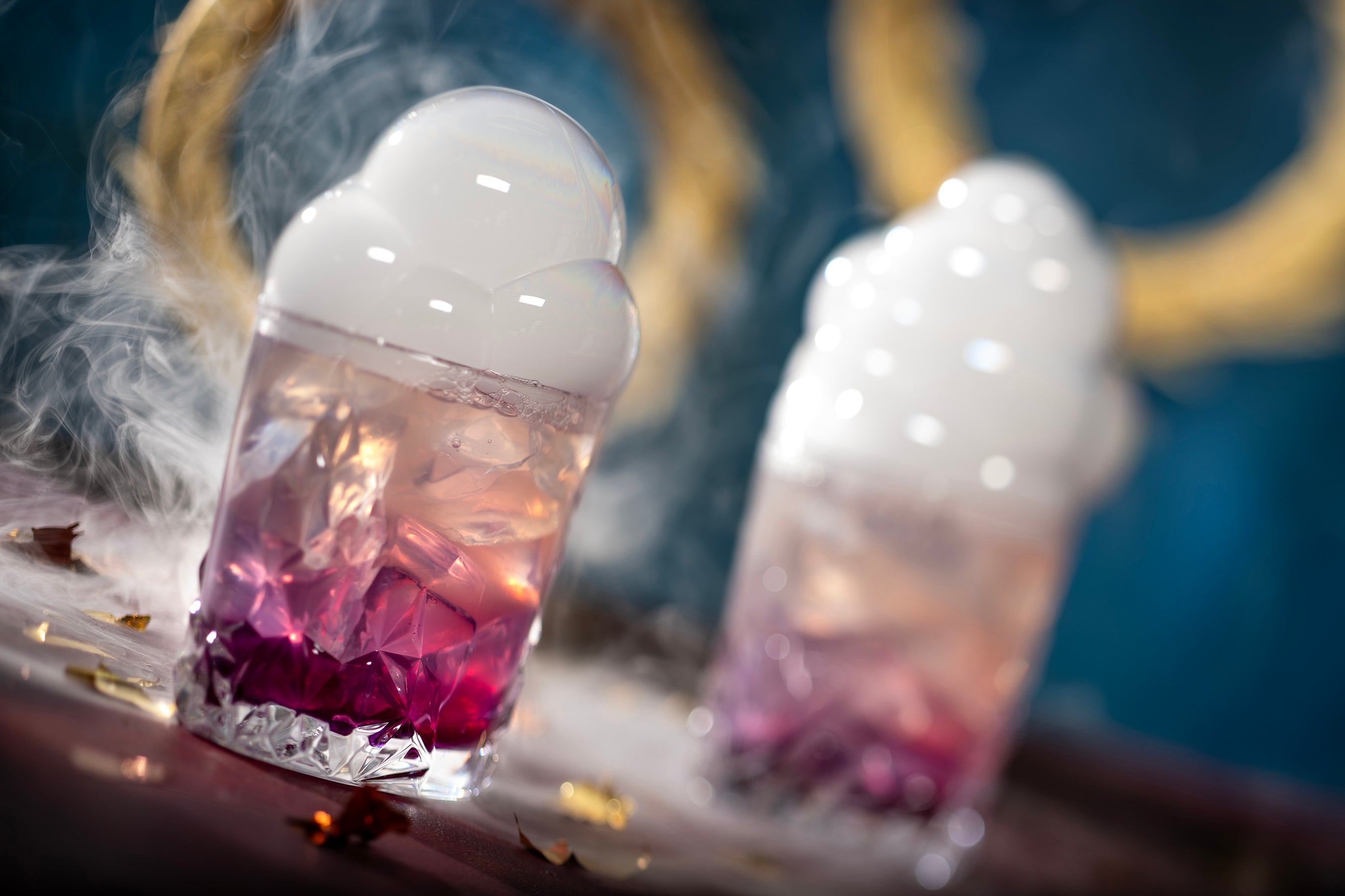 Passengers will be able to try the specialty Vapors of Valtor, made of vodka, ginger beer, fresh lime juice, and butterfly pea flower syrup topped with berry-flavored bubbles
