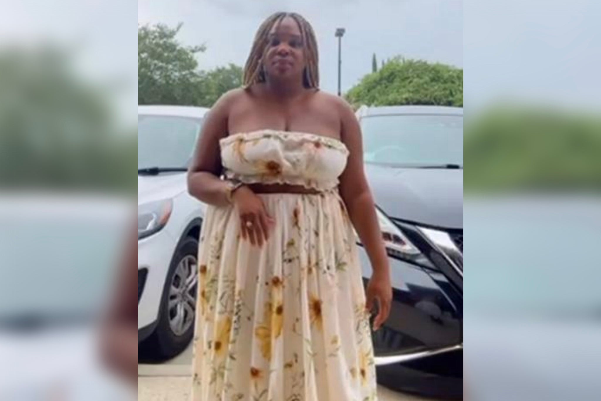 A Louisiana nurse is suing a restaurant for discrimination after she was refused service for allegedly violating its dress code in a floral crop top and ankle-length skirt