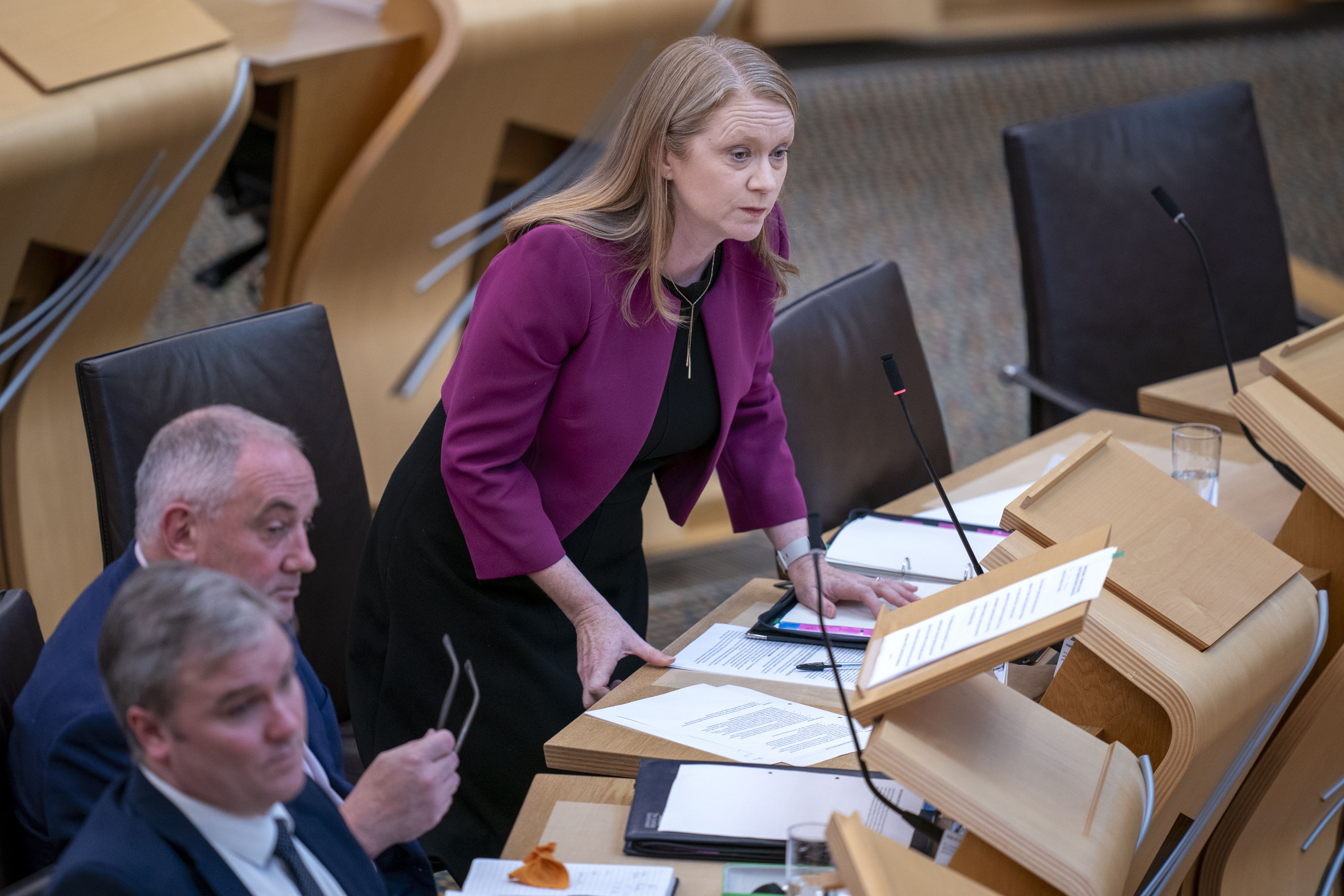 Social Justice Secretary Shirley-Anne Somerville said the Scottish Governments would protect the rights of all (Jane Barlow/PA)
