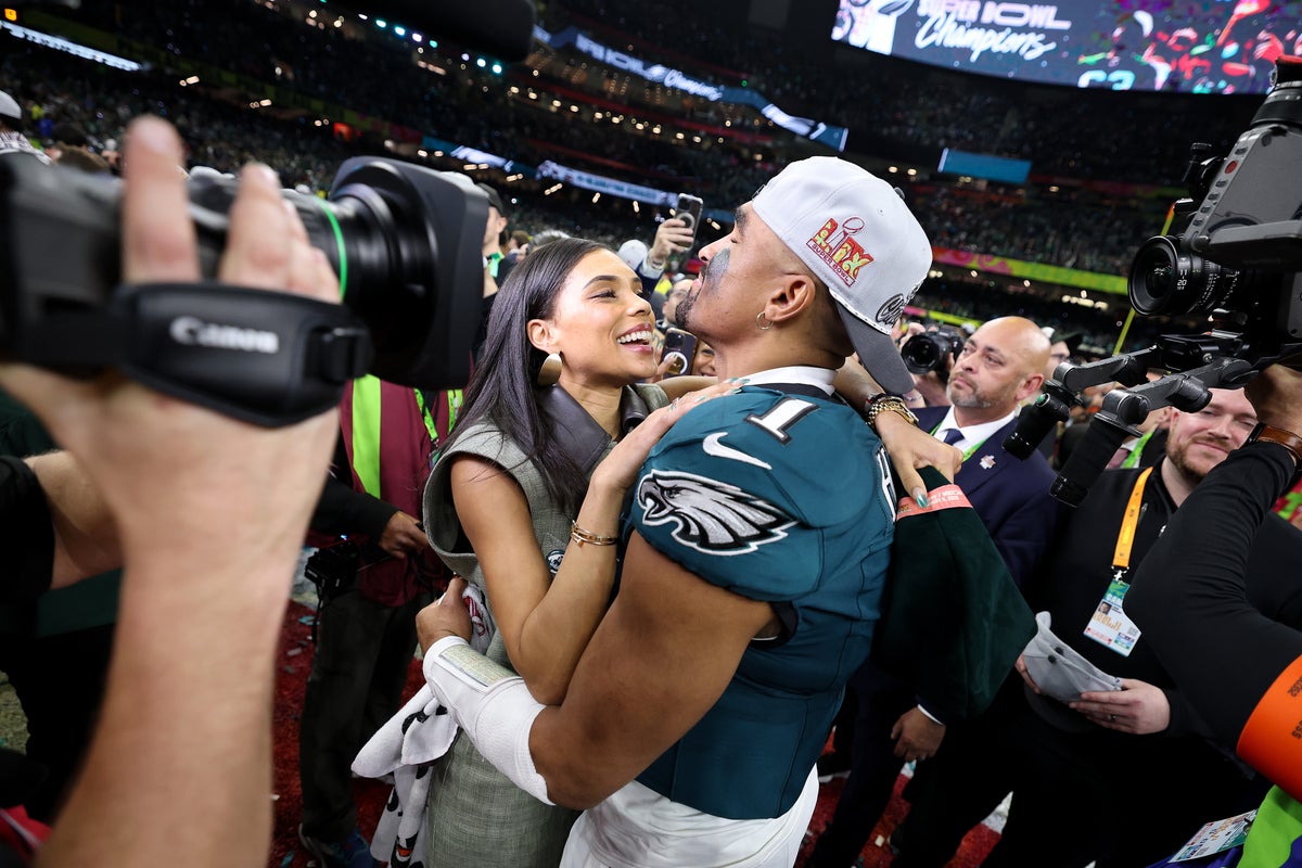 Philadelphia Eagles quarterback Jalen Hurts reveals marriage to Bry Burrows