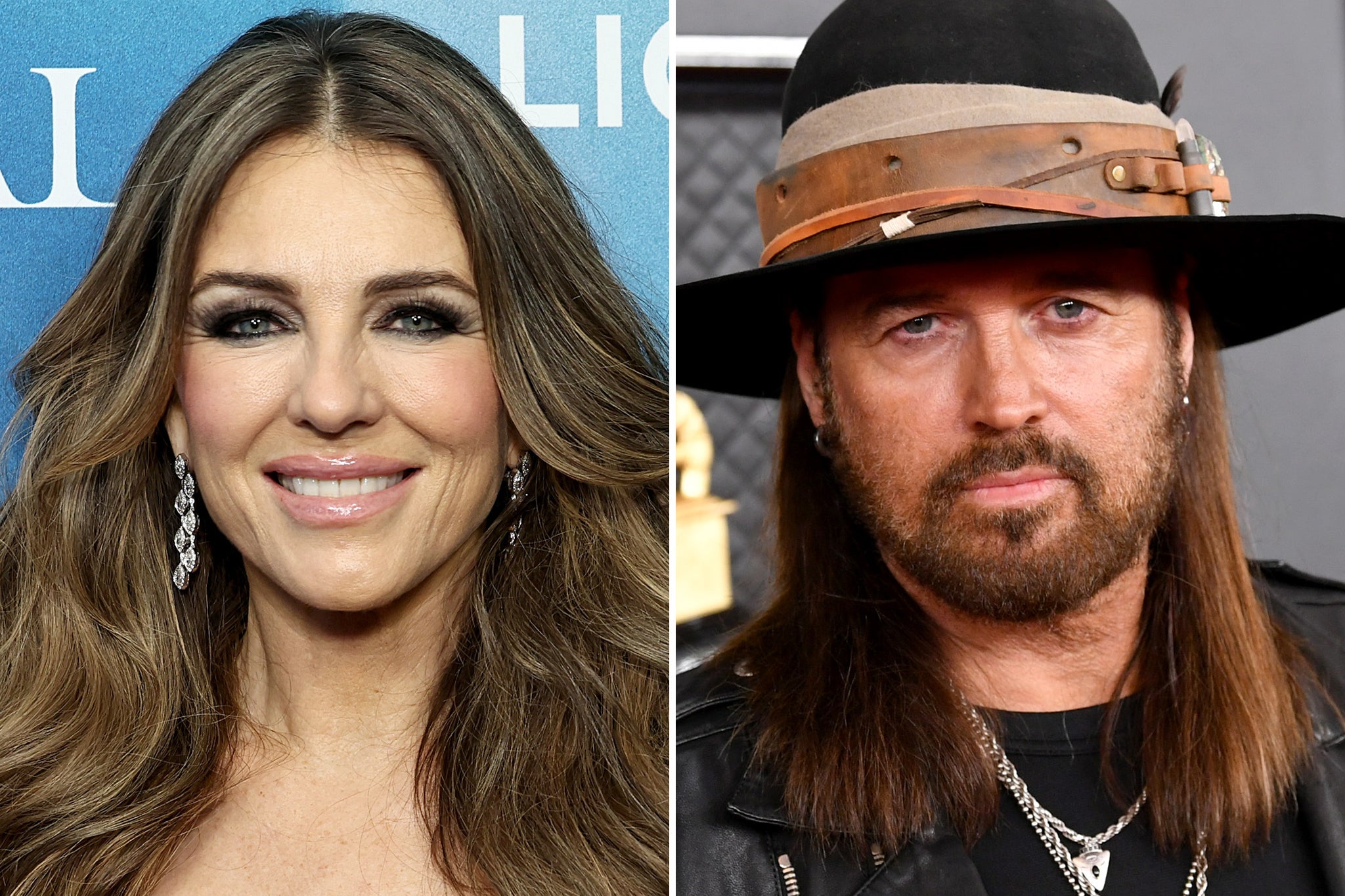 Elizabeth Hurley and Billy Ray Cyrus began to leave earlier this year