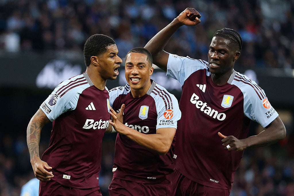 Rashford levelled for Aston Villa from the spot