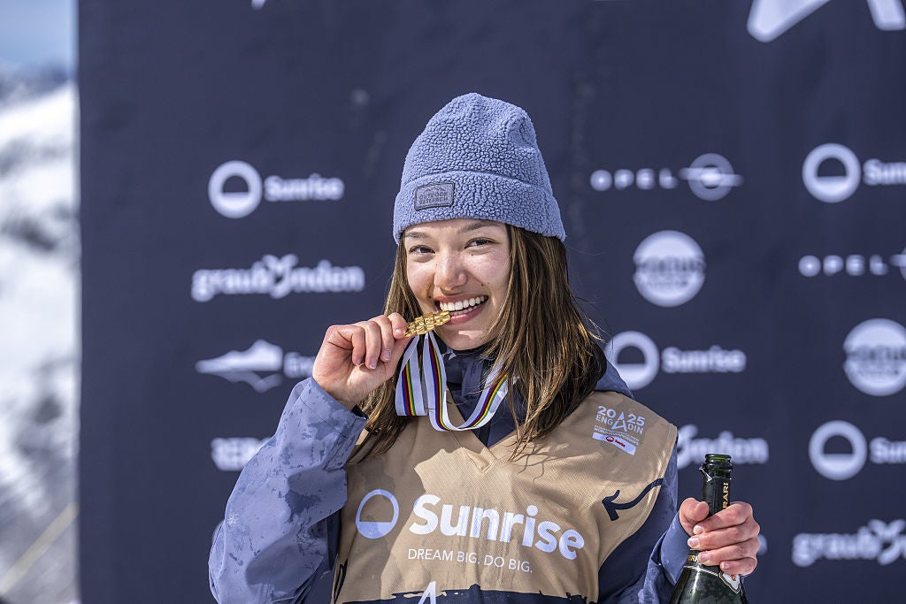 Zoe Atkin finally stood on the top step of the world podium after a bronze and silver in 2021 and 2023