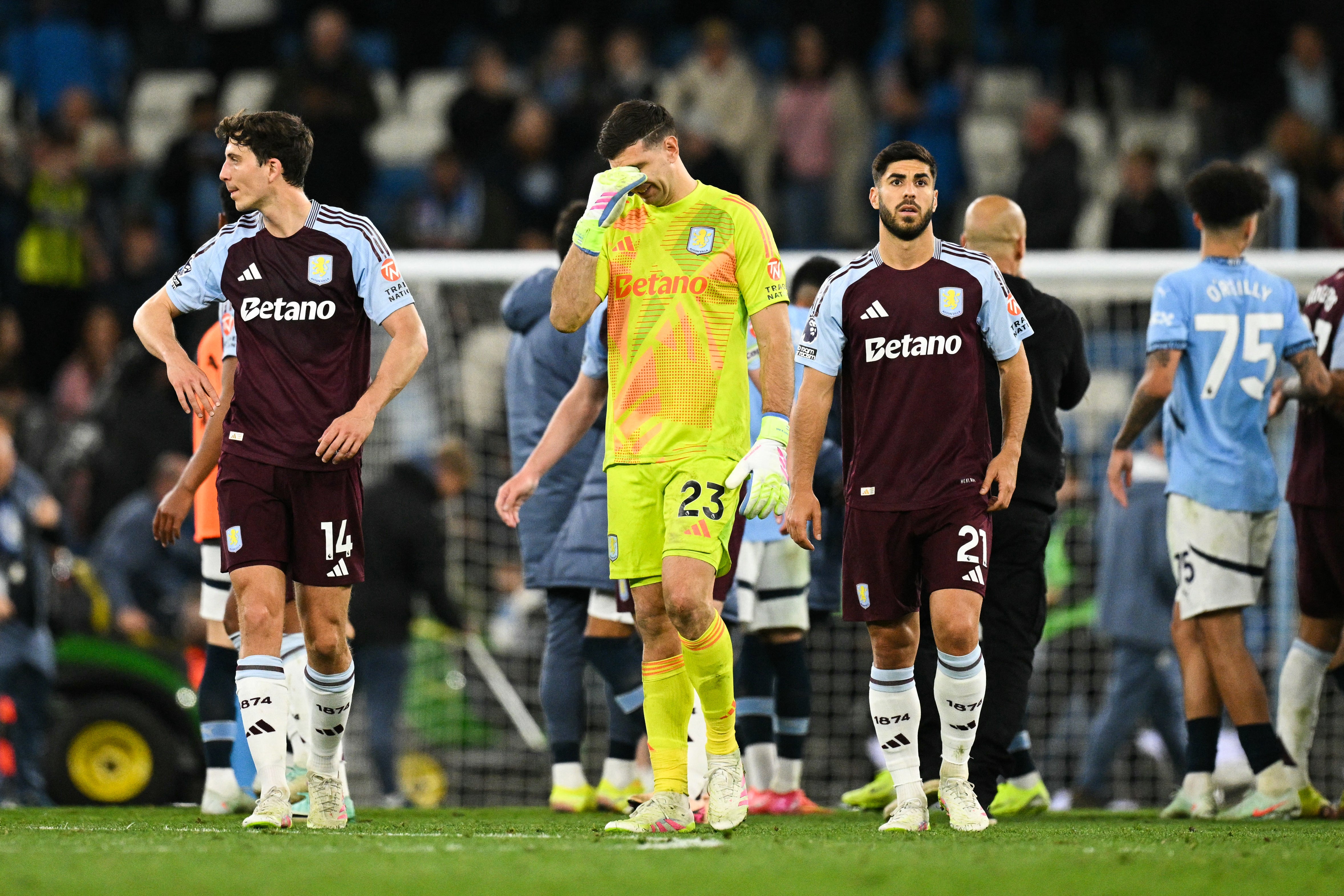 Emiliano Martinez fumbled the ball leading to Bernardo Silva's opening goal