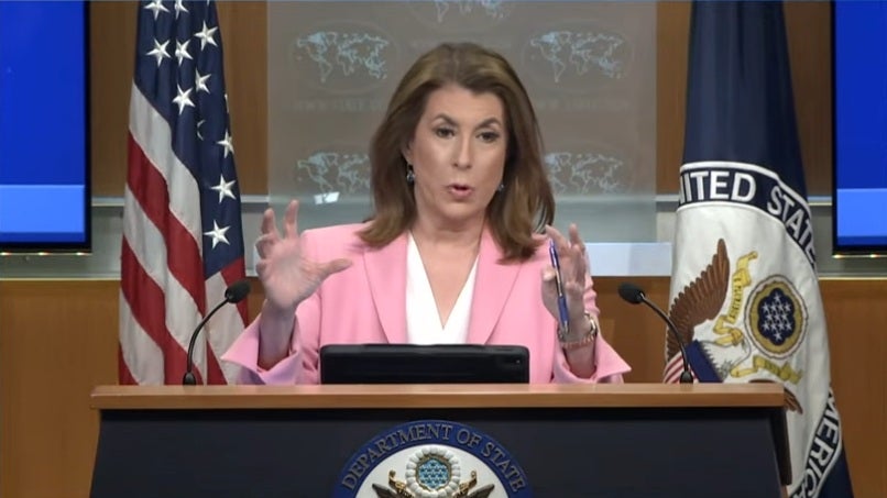 State Department press secretary Tammy Bruce spoke about the agency's pending reorganization at Tuesday's briefing