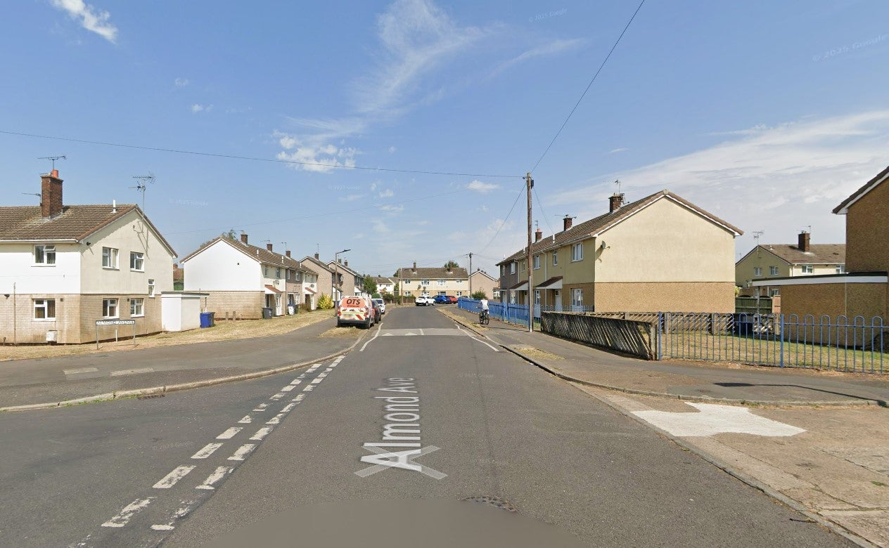 Two women were injured after a man shot a gun on Almond Avenue and attacked them with a wooden object