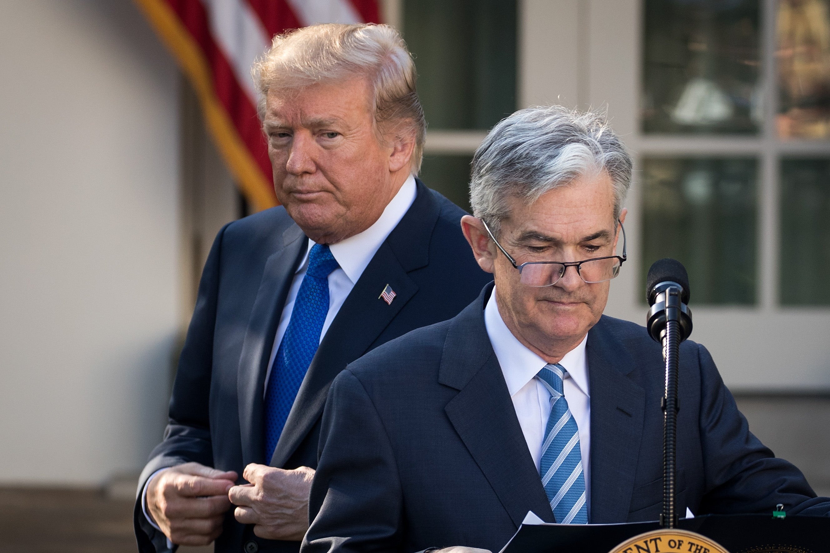 Trump has continued to attack Powell, but is no longer threatening to fire him