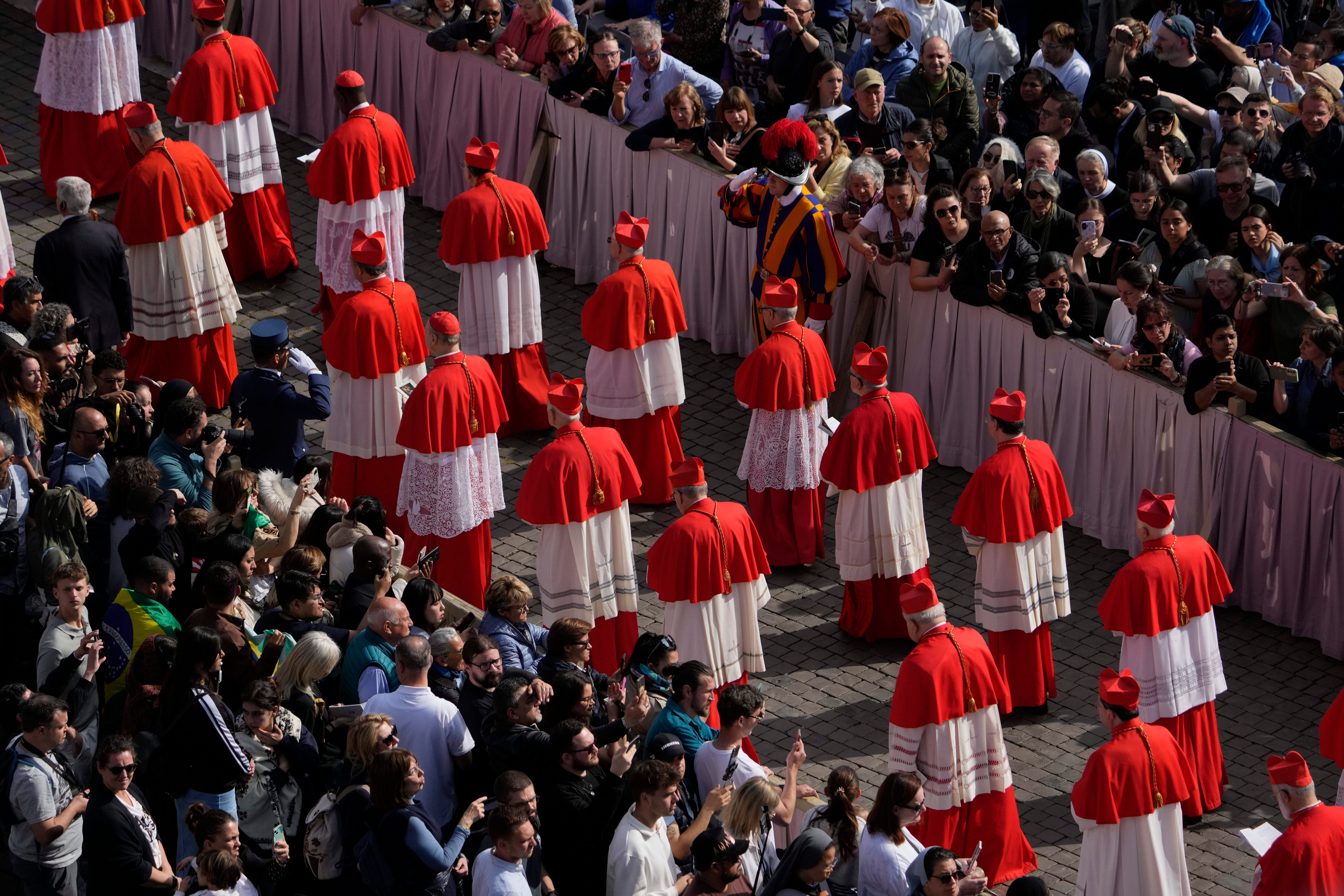 More than 133 cardinals of voting age will join the conclave to elect a new pope