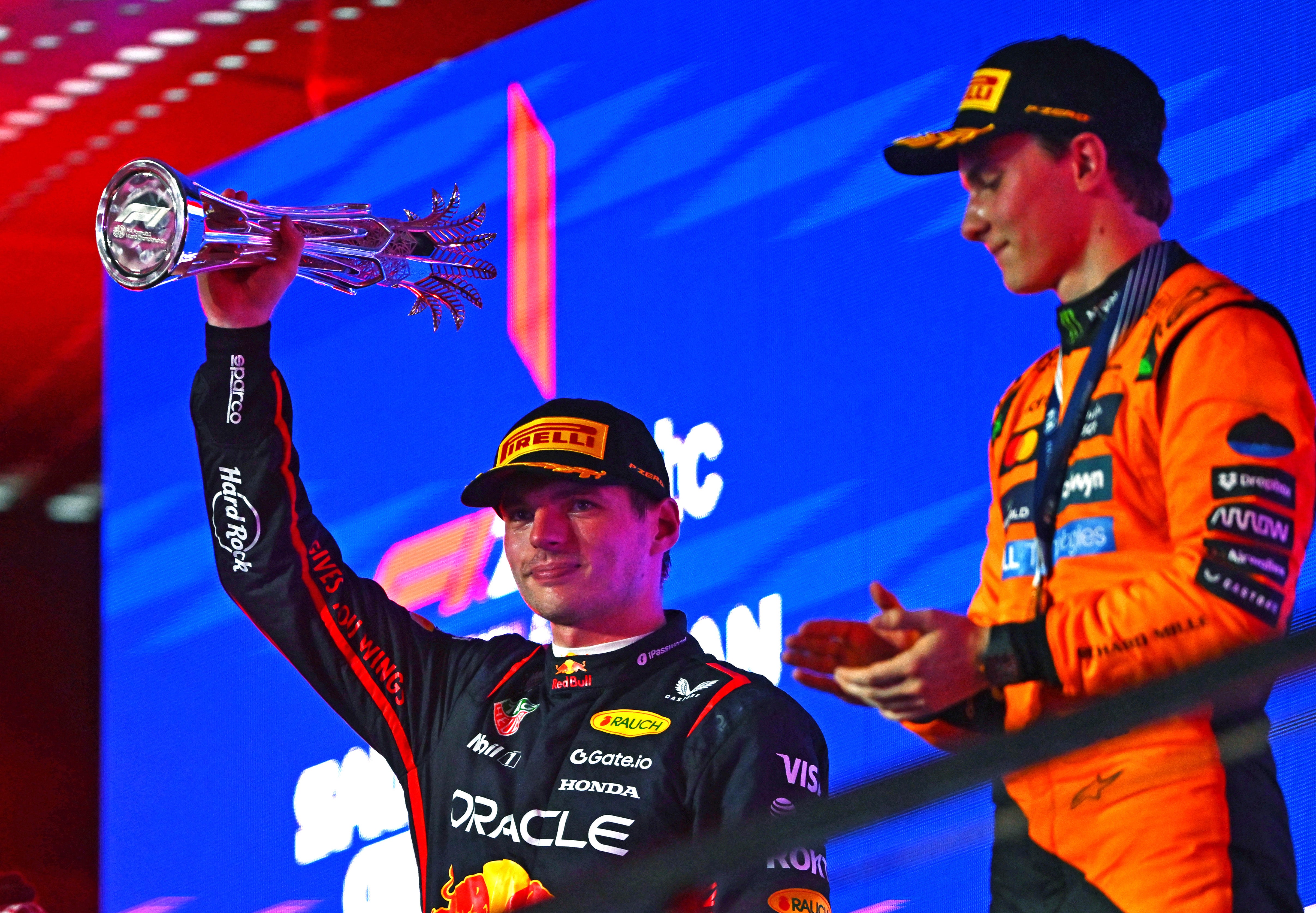 Verstappen finished second to Oscar Piastri in Jeddah
