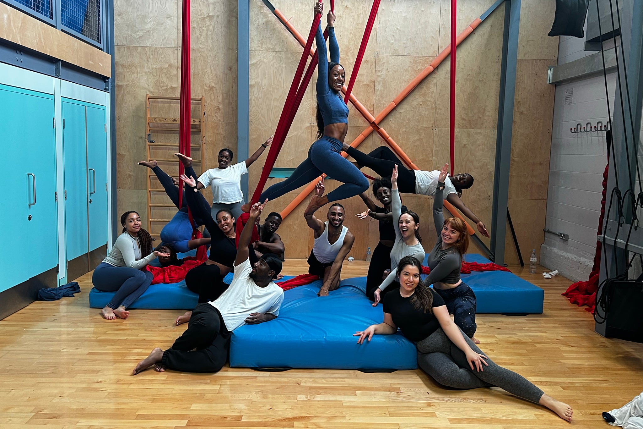 Chante Joseph with friends at one of her birthday celebrations