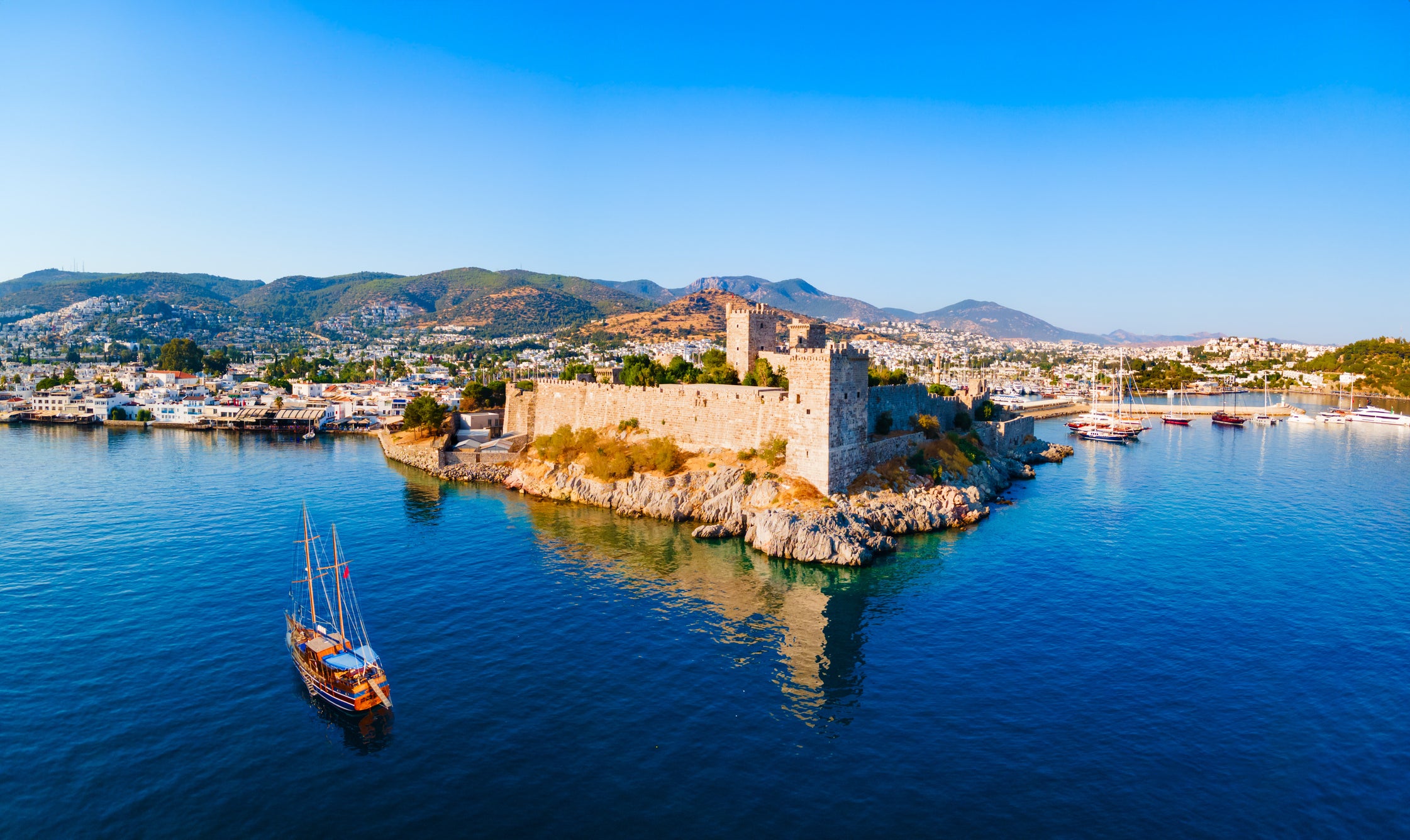 Bodrum Castle is just one of the many historical sites to be found across Turkey
