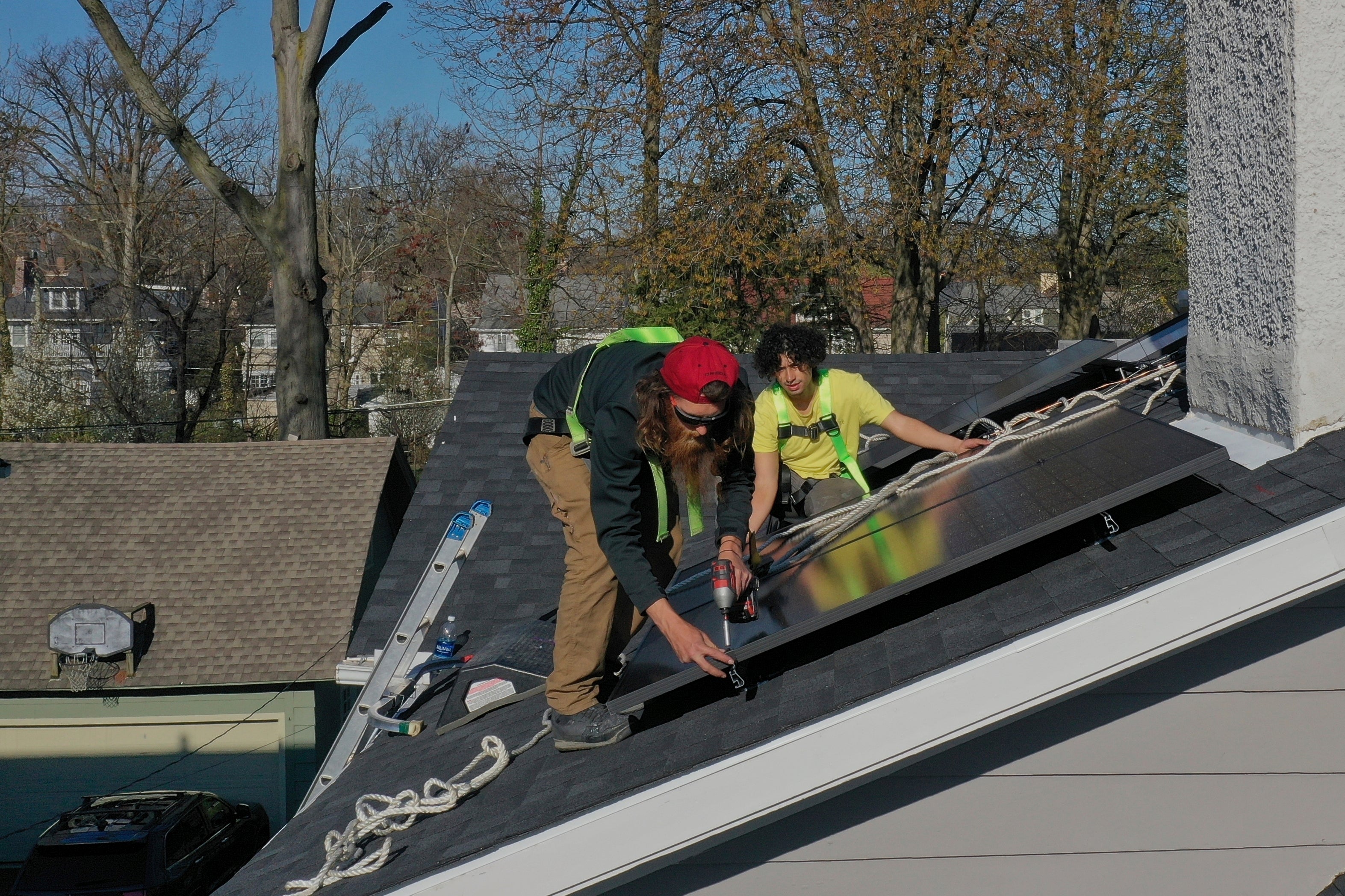 Remember to take care on roofs