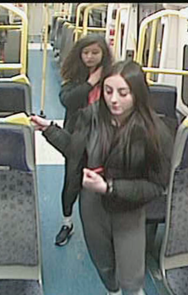 British Transport Police believe the teenage girls in these images may have information which could help with their investigation