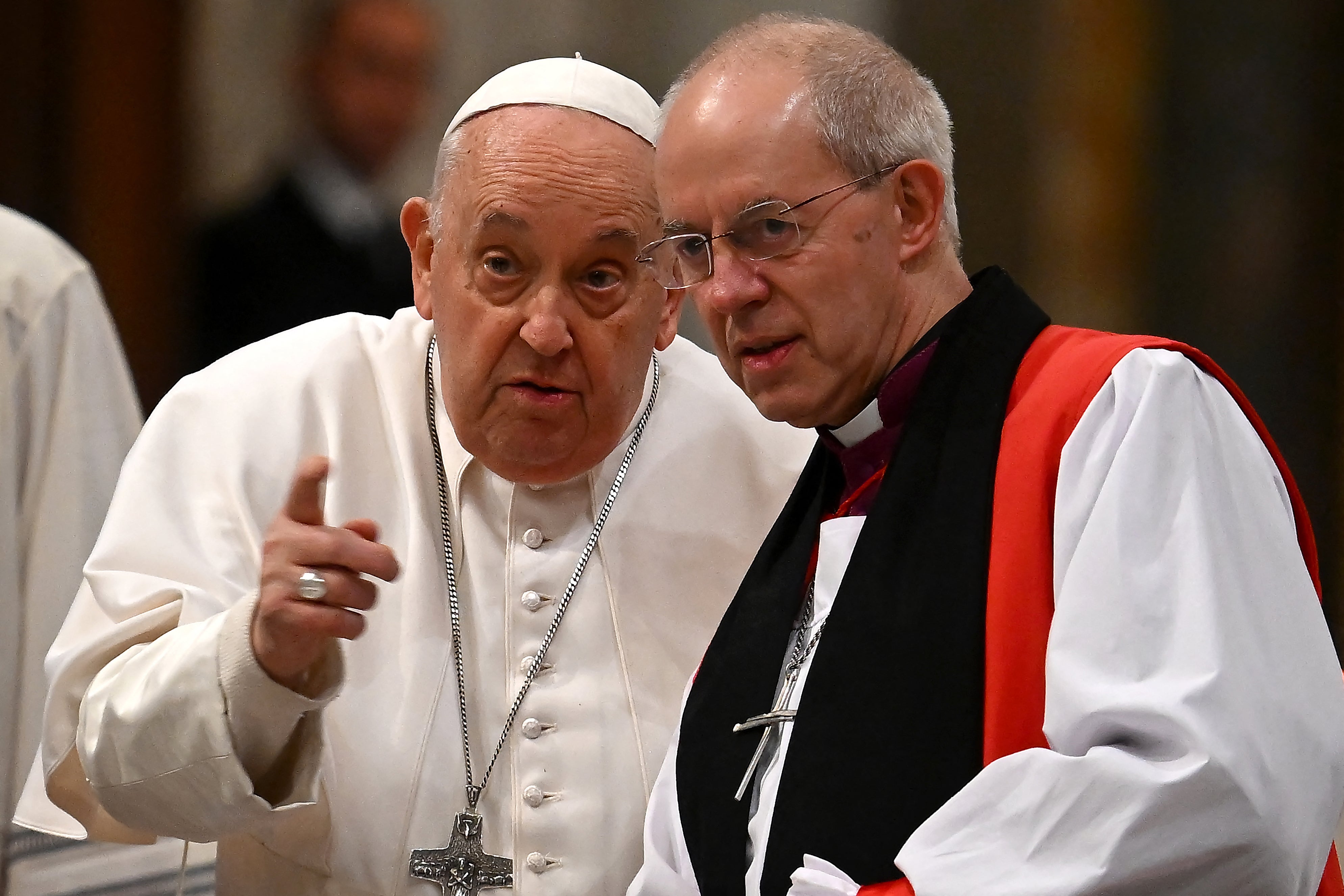 The Archbishop and Pope Francis in January 2024