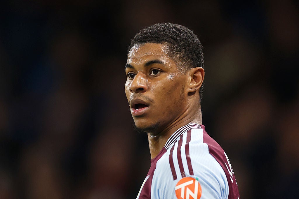Rashford has four goals and six assists since joining Villa in January