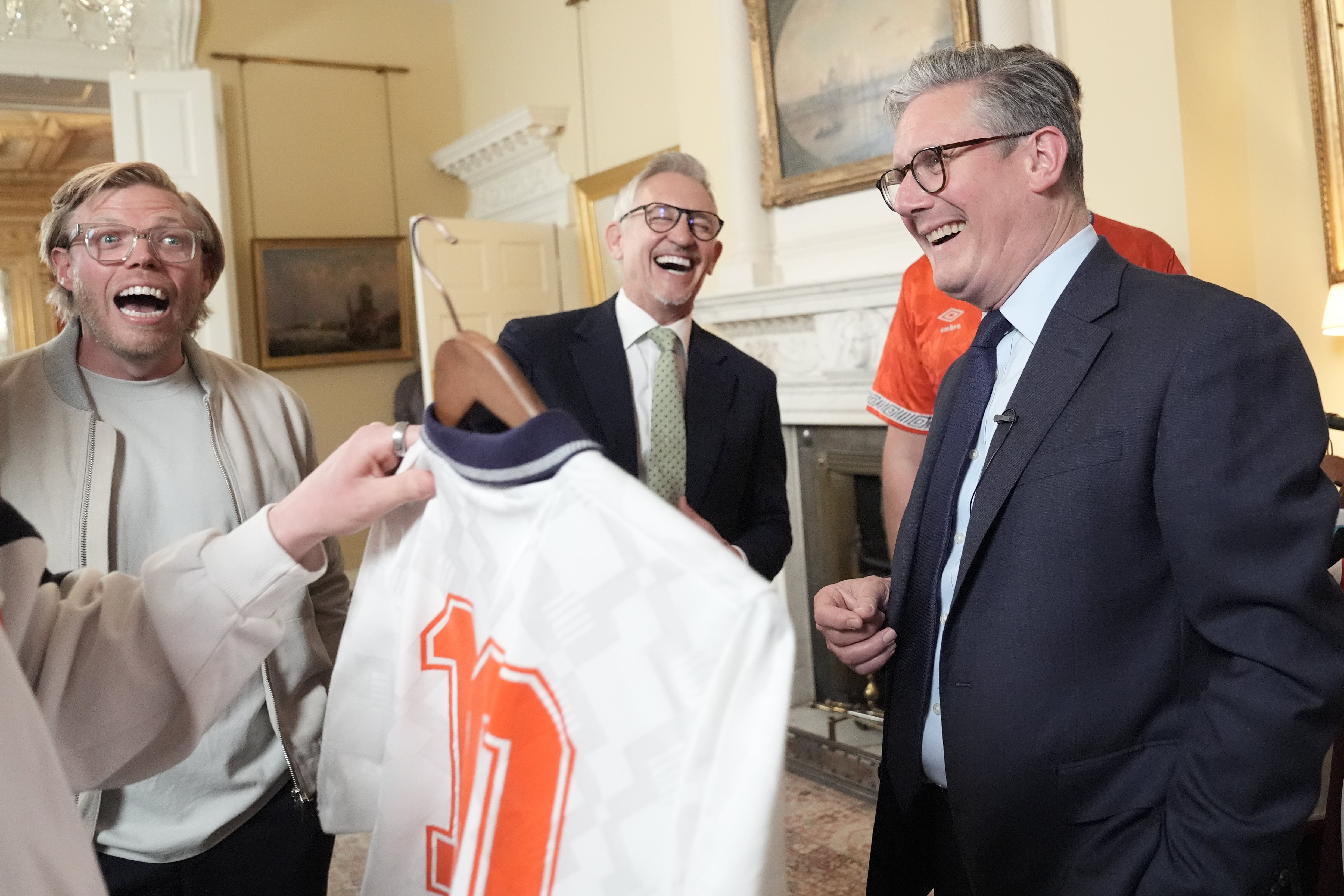 Sir Keir Starmer held a St George’s day reception at Downing Street on Tuesday evening