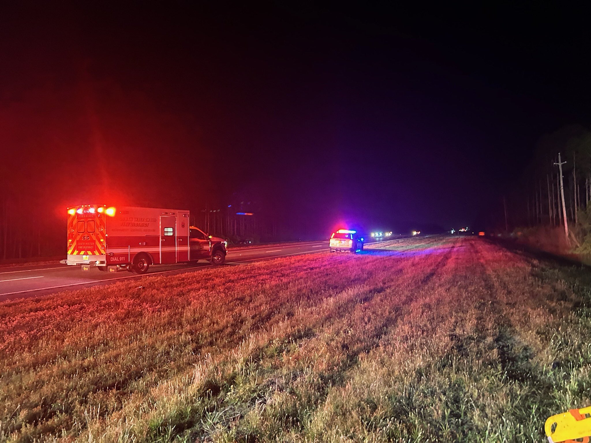 Officials attend the crash near Panama City