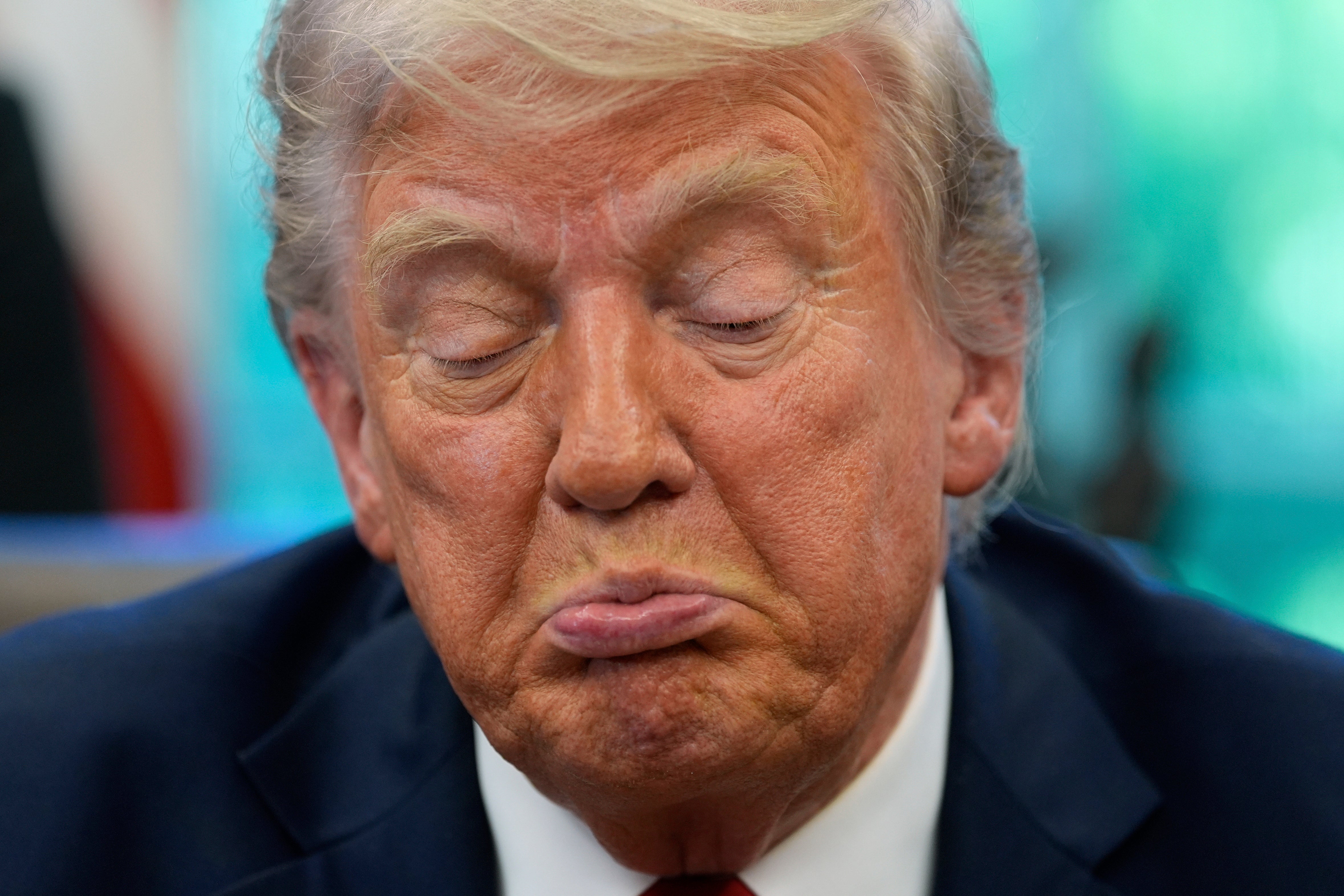 Donald Trump said higher tariffs could be reintroduced sooner