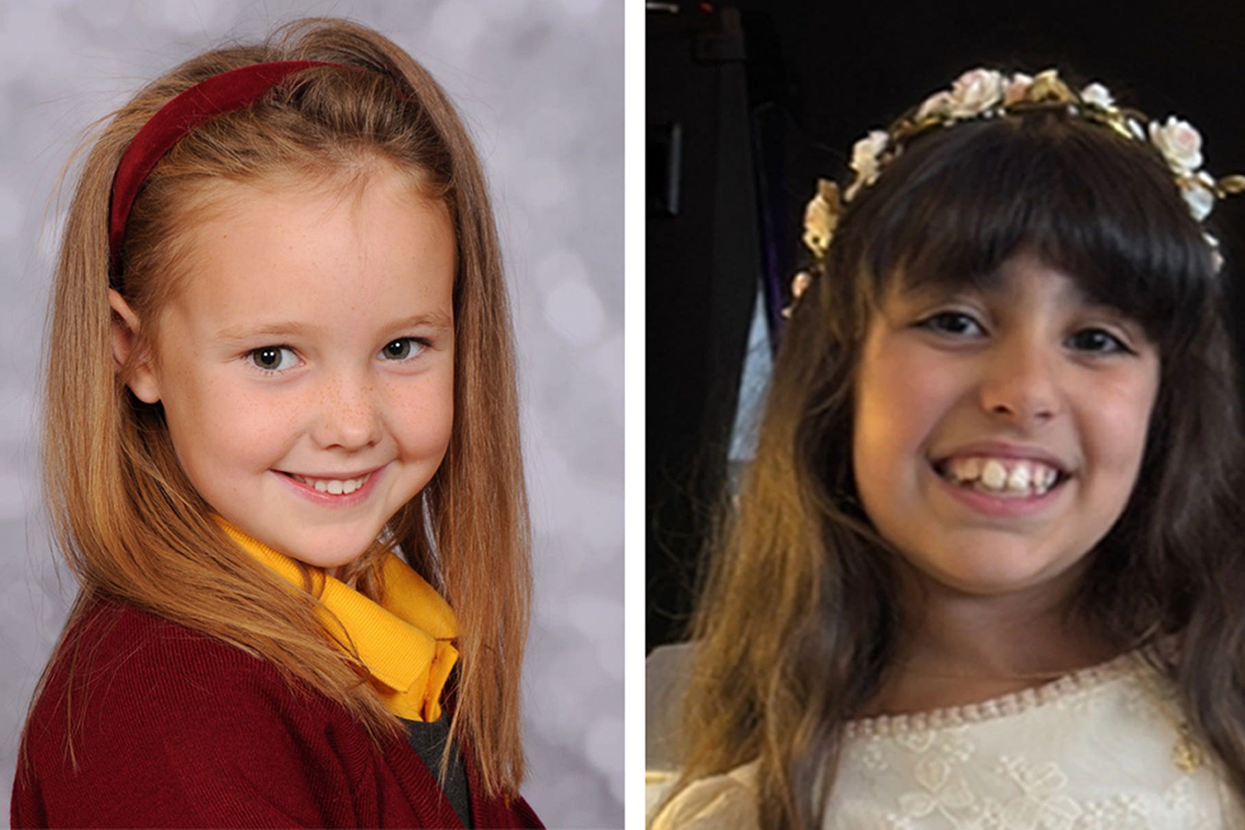 The fathers of Elsie Dot Stancombe and Alice da Silva Aguiar are running the London Marathon (PA)