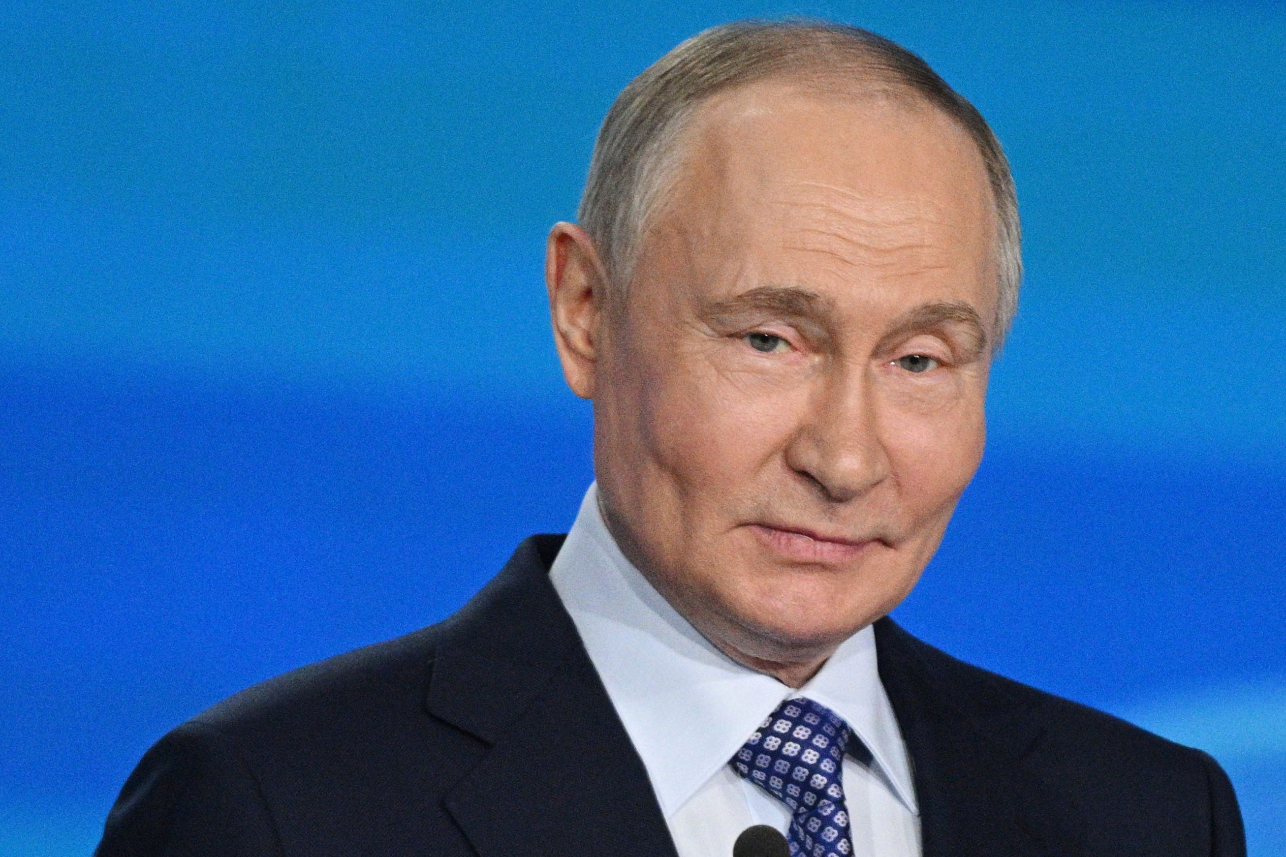 Russian President Vladimir Putin speaks during a ceremony at the Russia National Centre in Moscow, Russia (Ramil Sitdikov/AP photo)