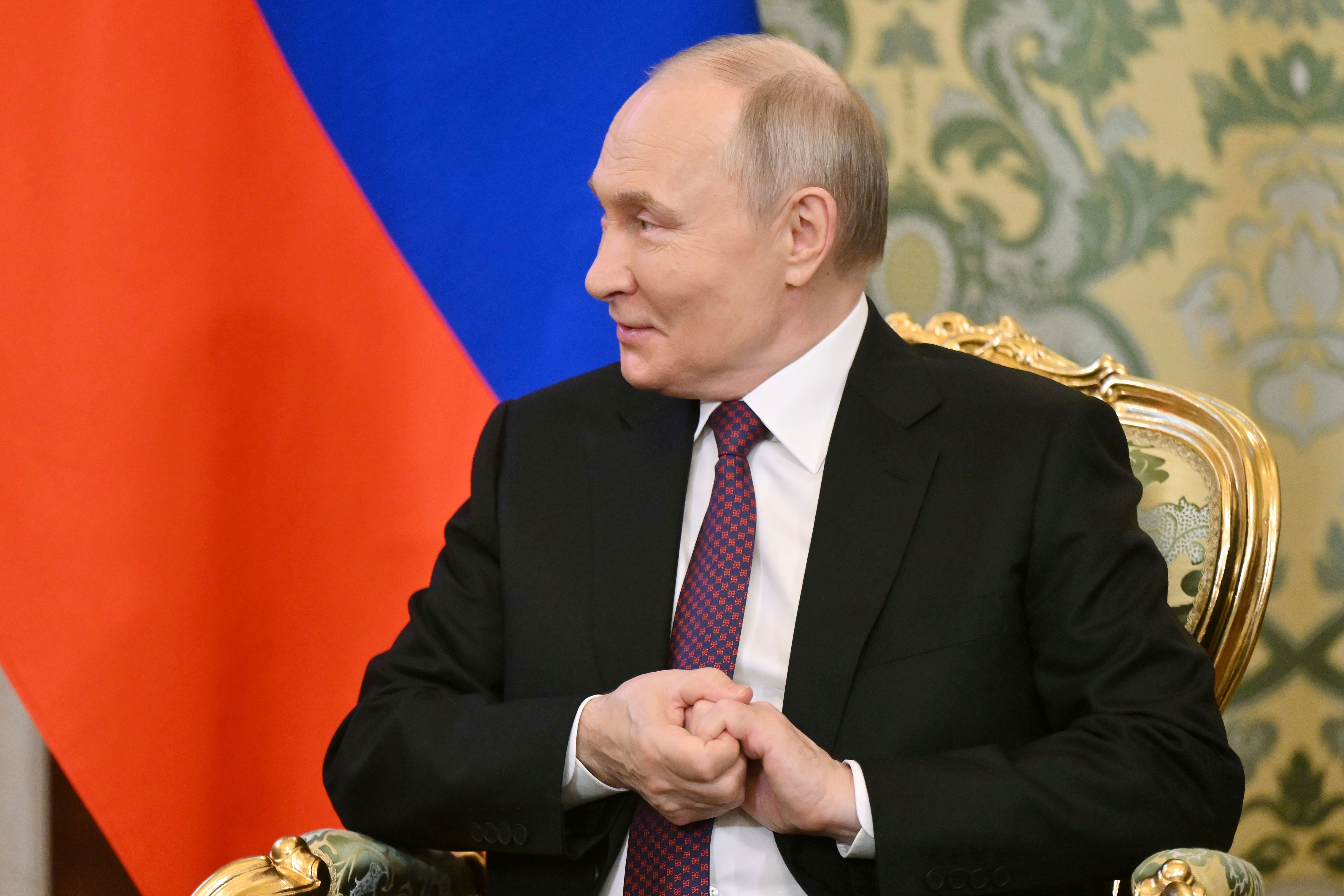 Vladimir Putin has been urged to agree to an immediate ceasefire in Ukraine (Kristina Kormilitsyna, Sputnik, Kremlin Pool Photo via AP)