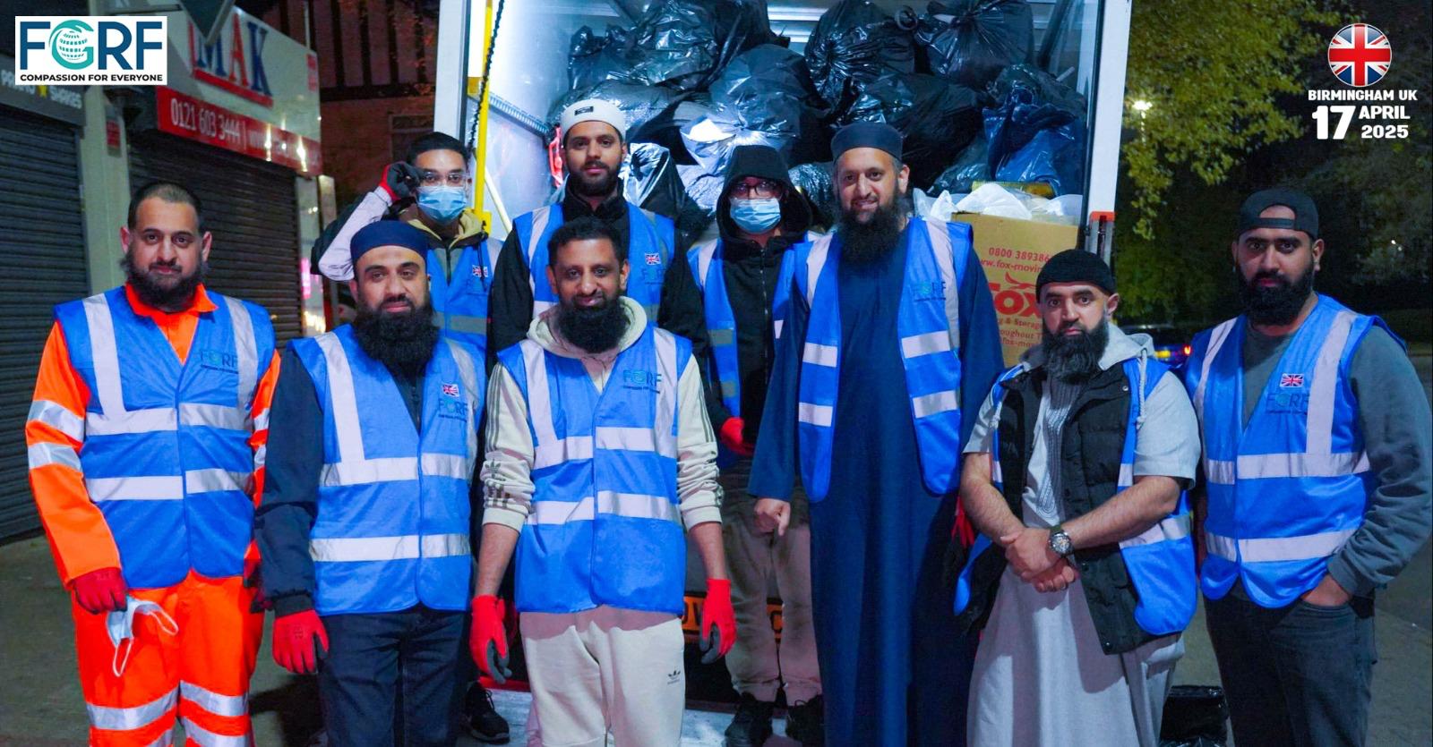 Volunteers at Aston-based Faizan Global Relief Foundation (FGRF)