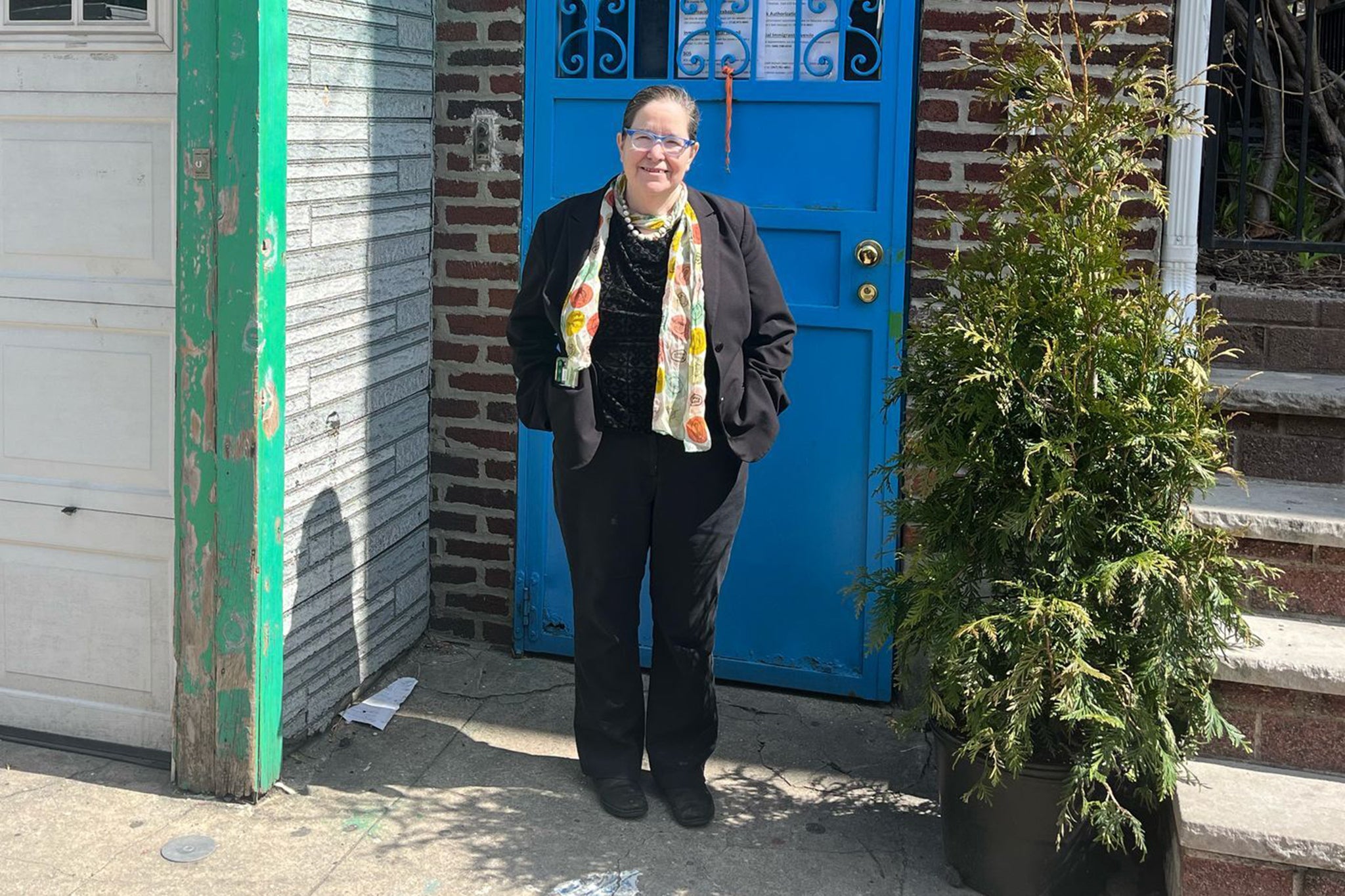 Nuala O'Doherty-Naranjo, an immigration lawyer, runs an organization to help immigrants out of the basement of her Jackson Heights home, and says the spread of misinformation is rampant