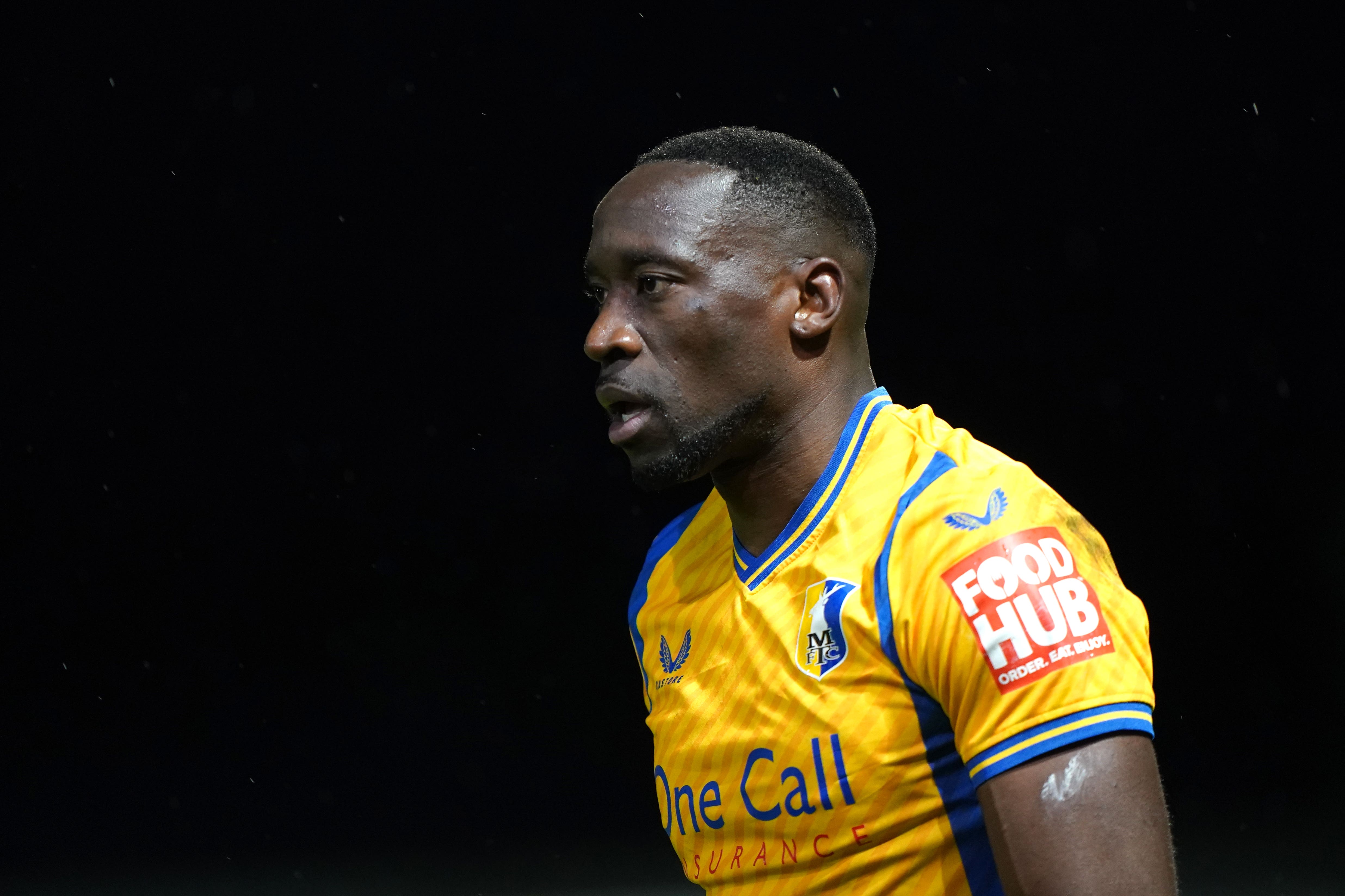 Mansfield Town’s Lucas Akins was sentenced to 14 months in jail in April (Joe Giddens/PA)