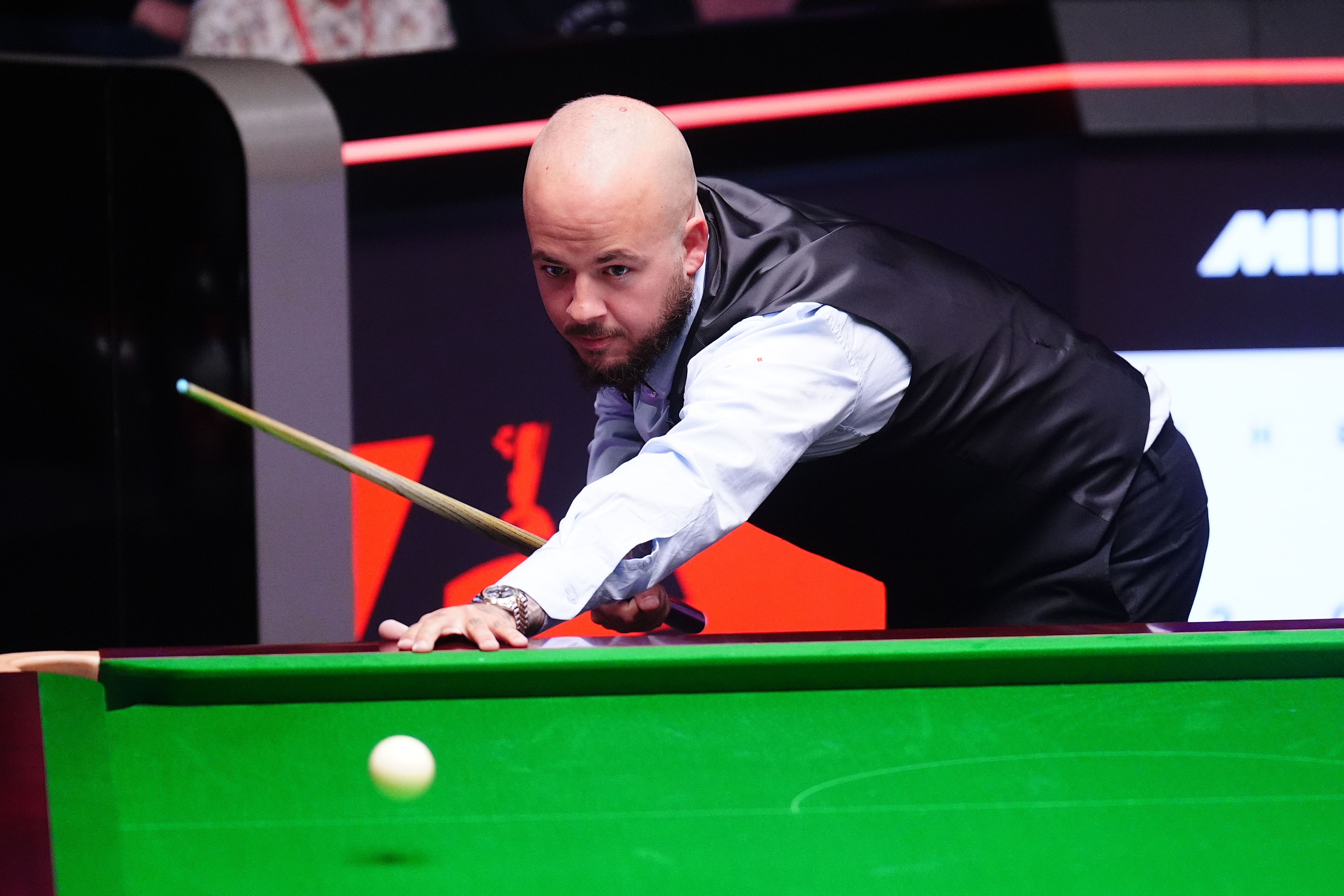 Luca Brecel, pictured, fought back to beat Ryan Day (Mike Egerton/PA)