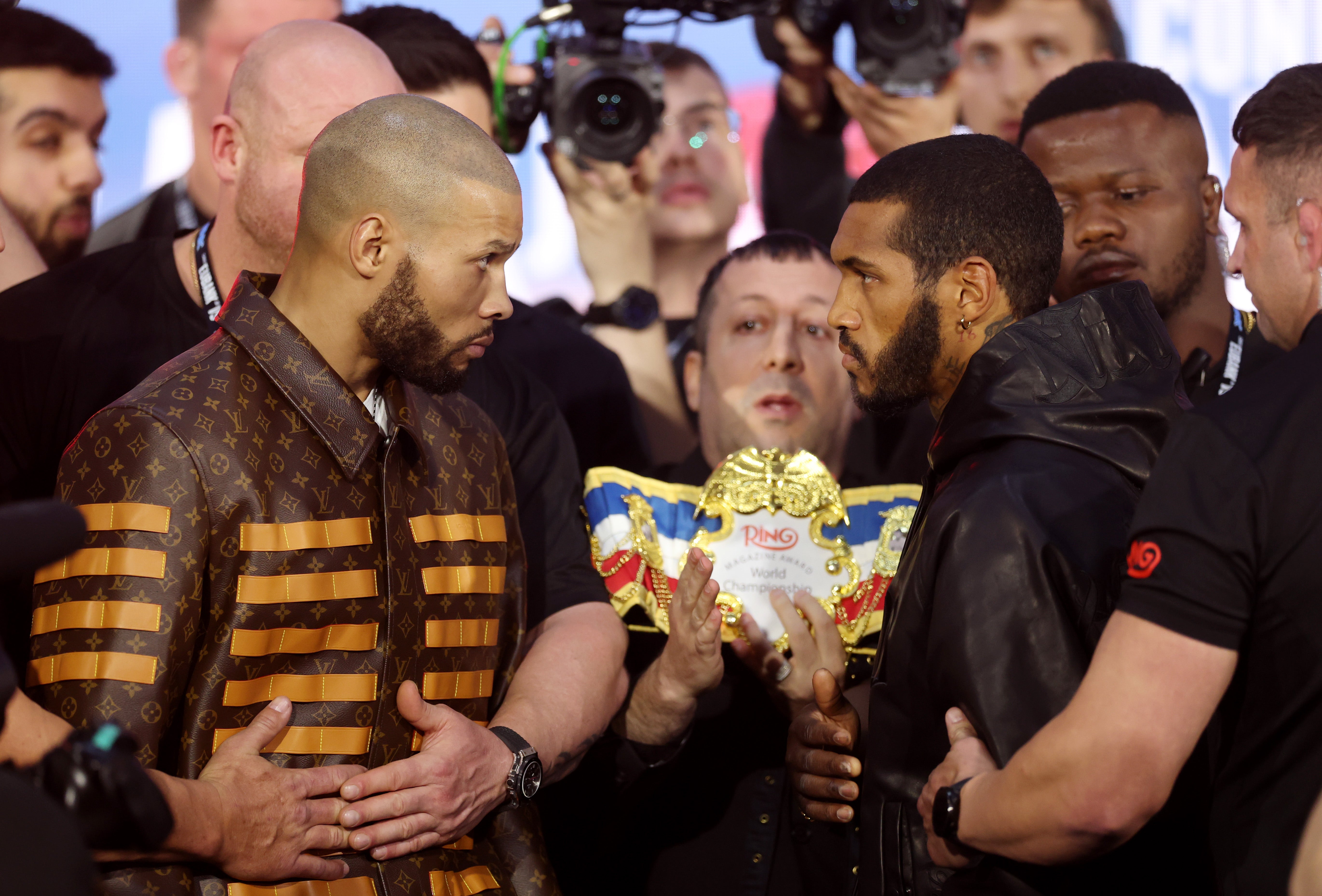 Eubank Jr vs Benn press conference LIVE: Rivals share intense face-off as grudge match looms