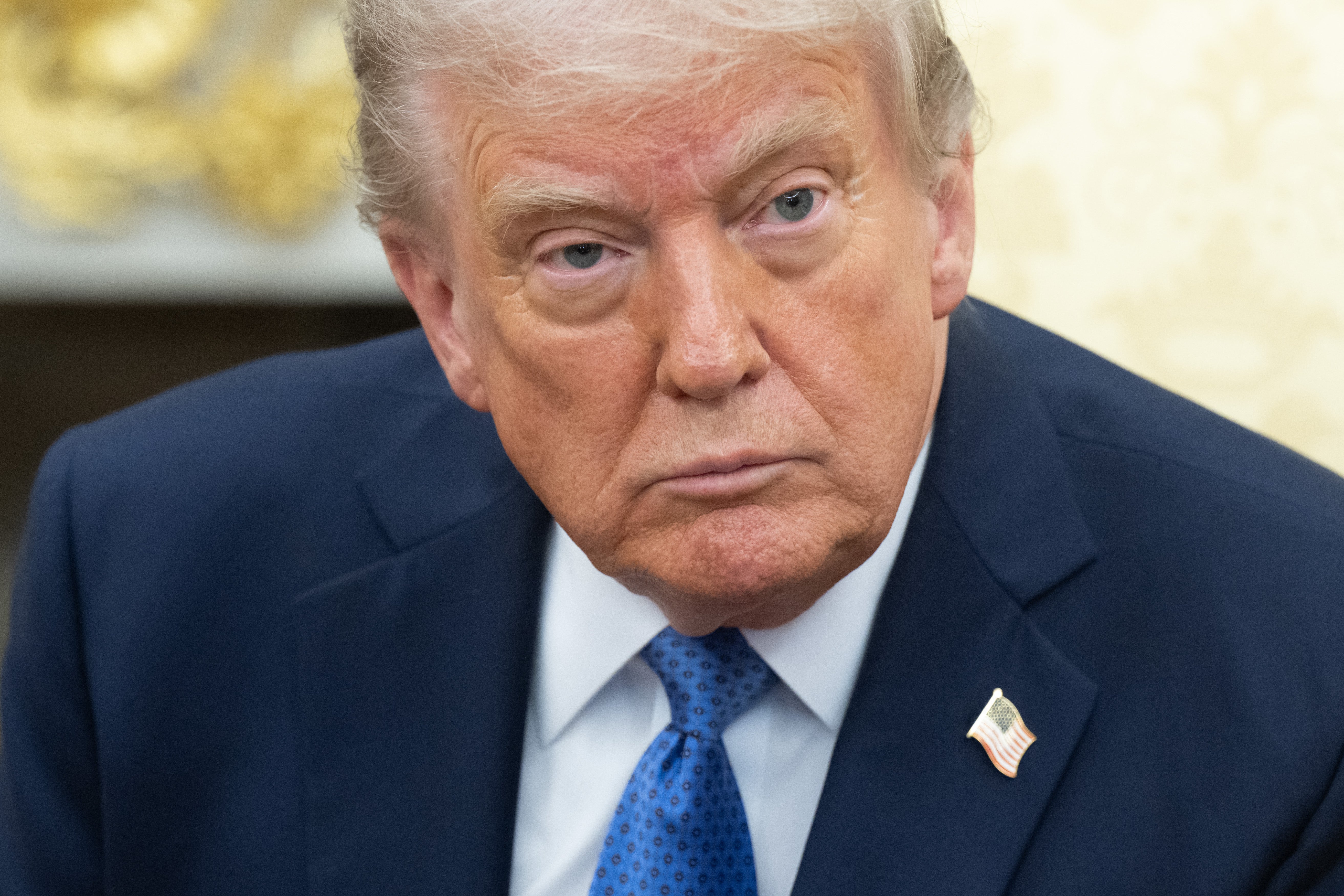 Trump insisted he was putting pressure on Russia, while citing Putin’s failure to conquer the whole of Ukraine as an example of a ‘concession’ by the Russian president