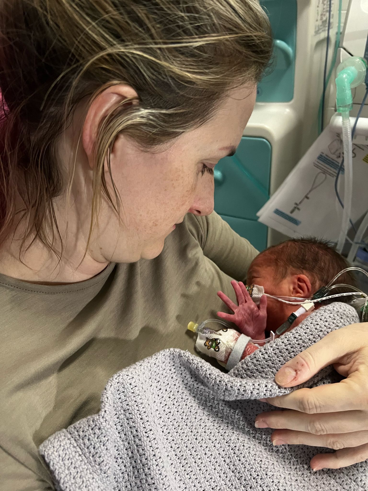 Lisa pictured with Lennie