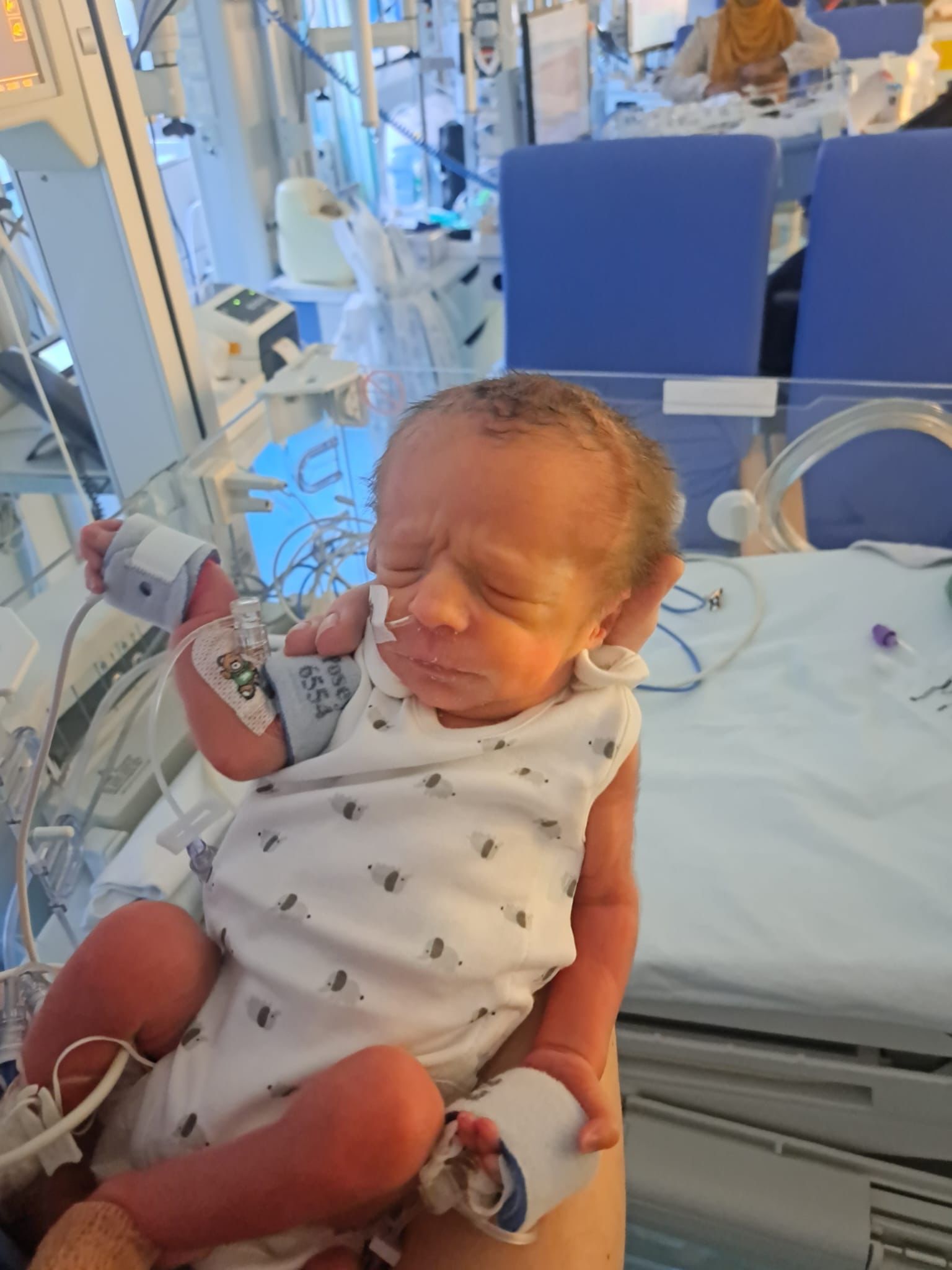 Lisa described Lennie as a “brave little soldier”