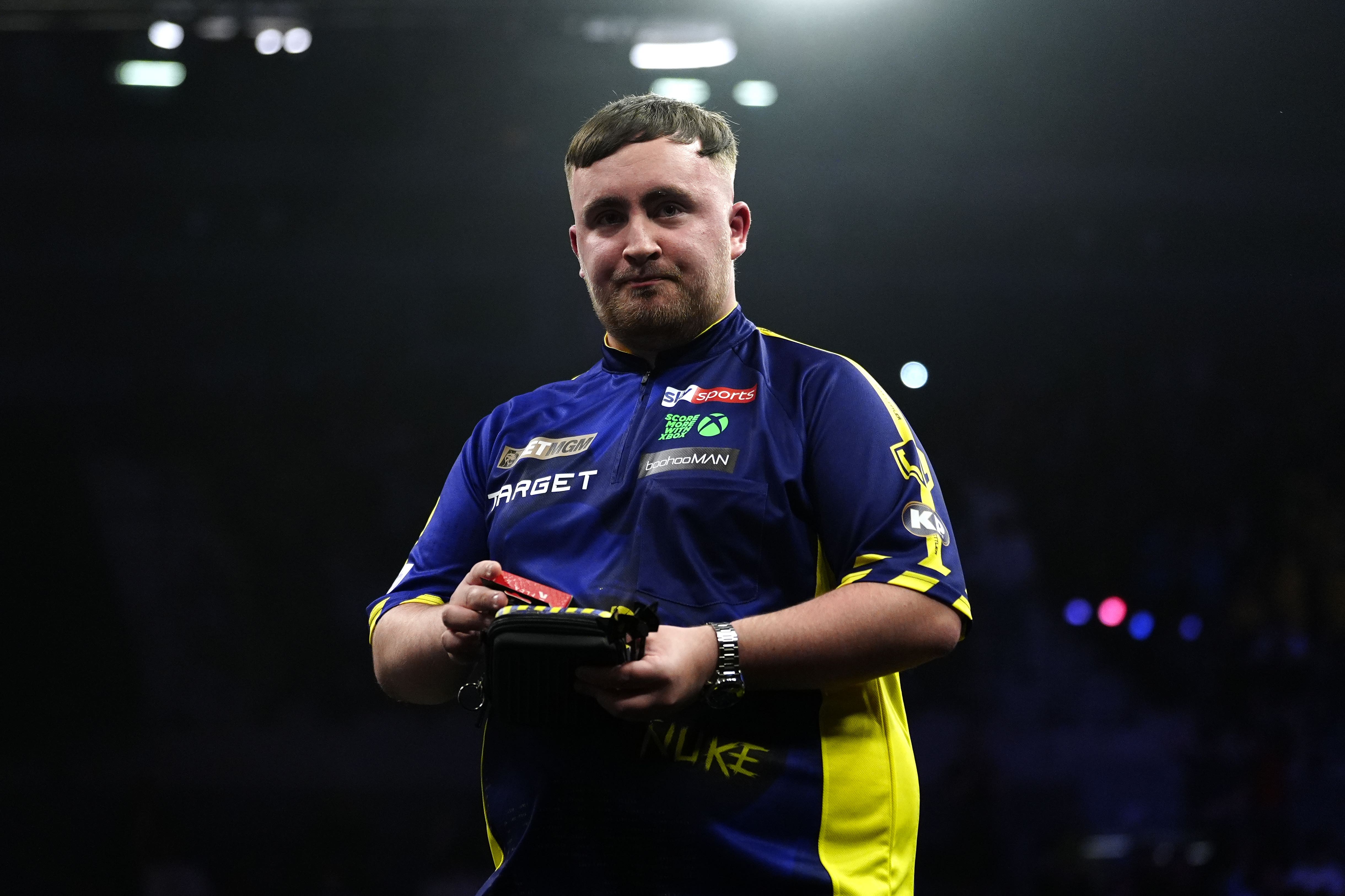 <p>Luke Littler has vowed not to return to Germany until October</p>