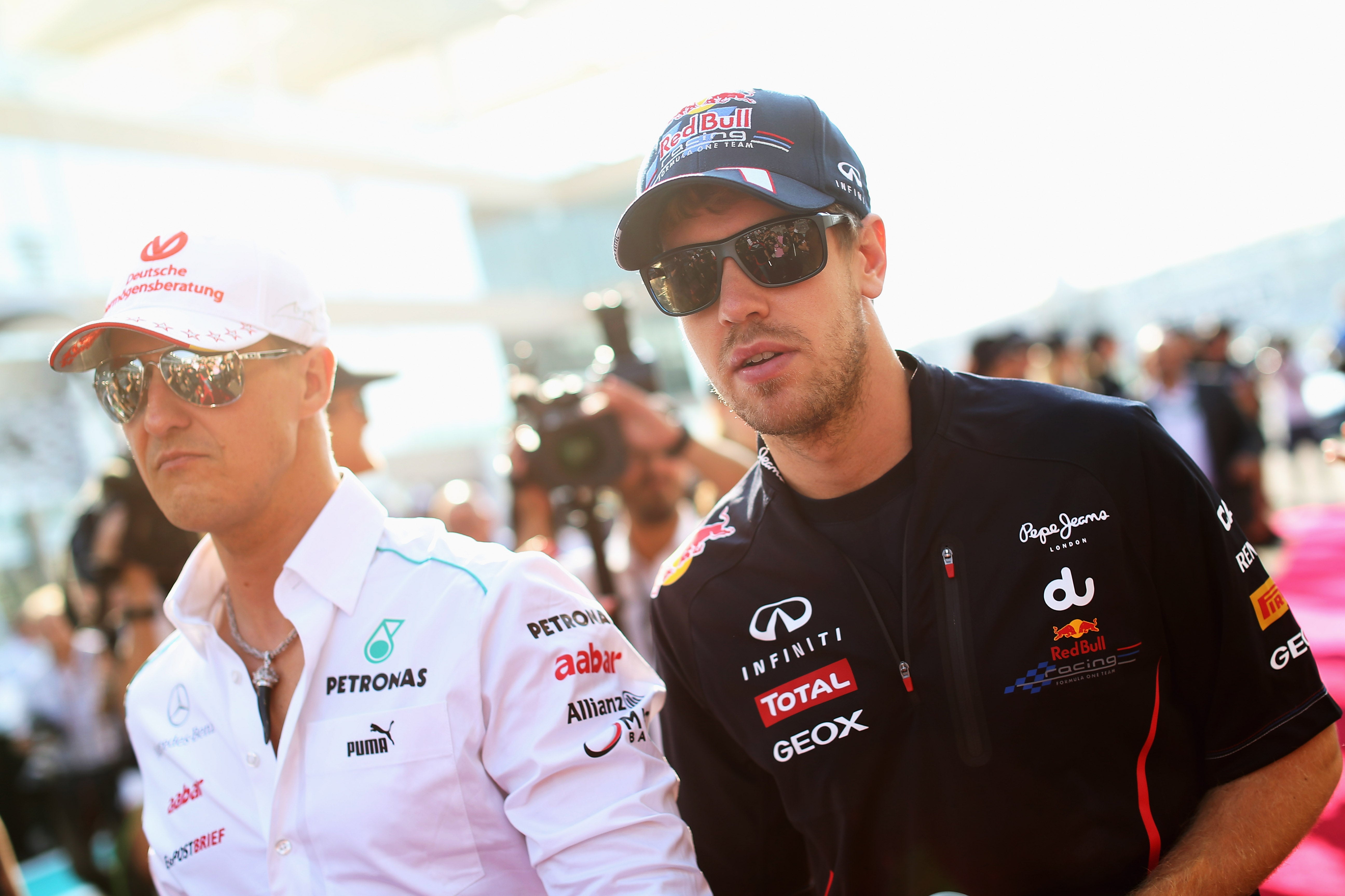 Sebastian Vettel also says he spoke to hero Michael Schumacher about self-doubt