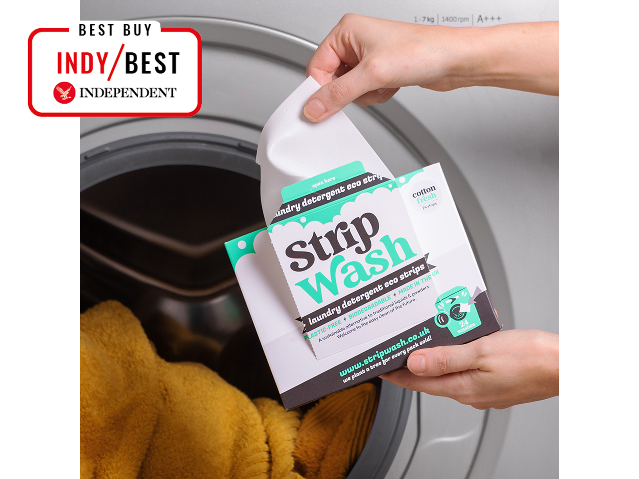 Best eco friendly laundry sheets IndyBest review Stripwash laundry detergent eco strips