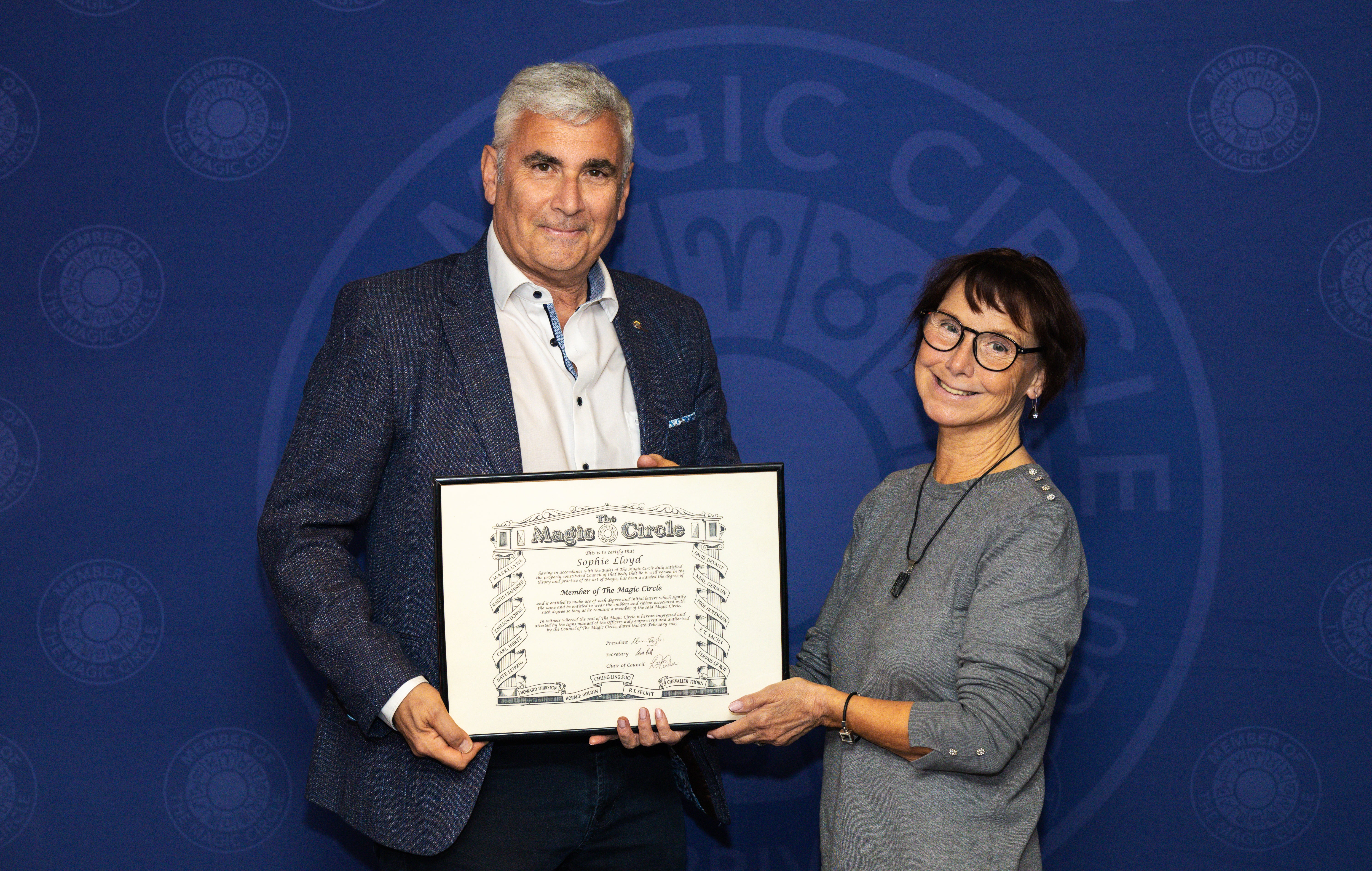 Sophie Lloyd is being honoured by the organisation at a ceremony on Thursday night, with her membership being reinstated