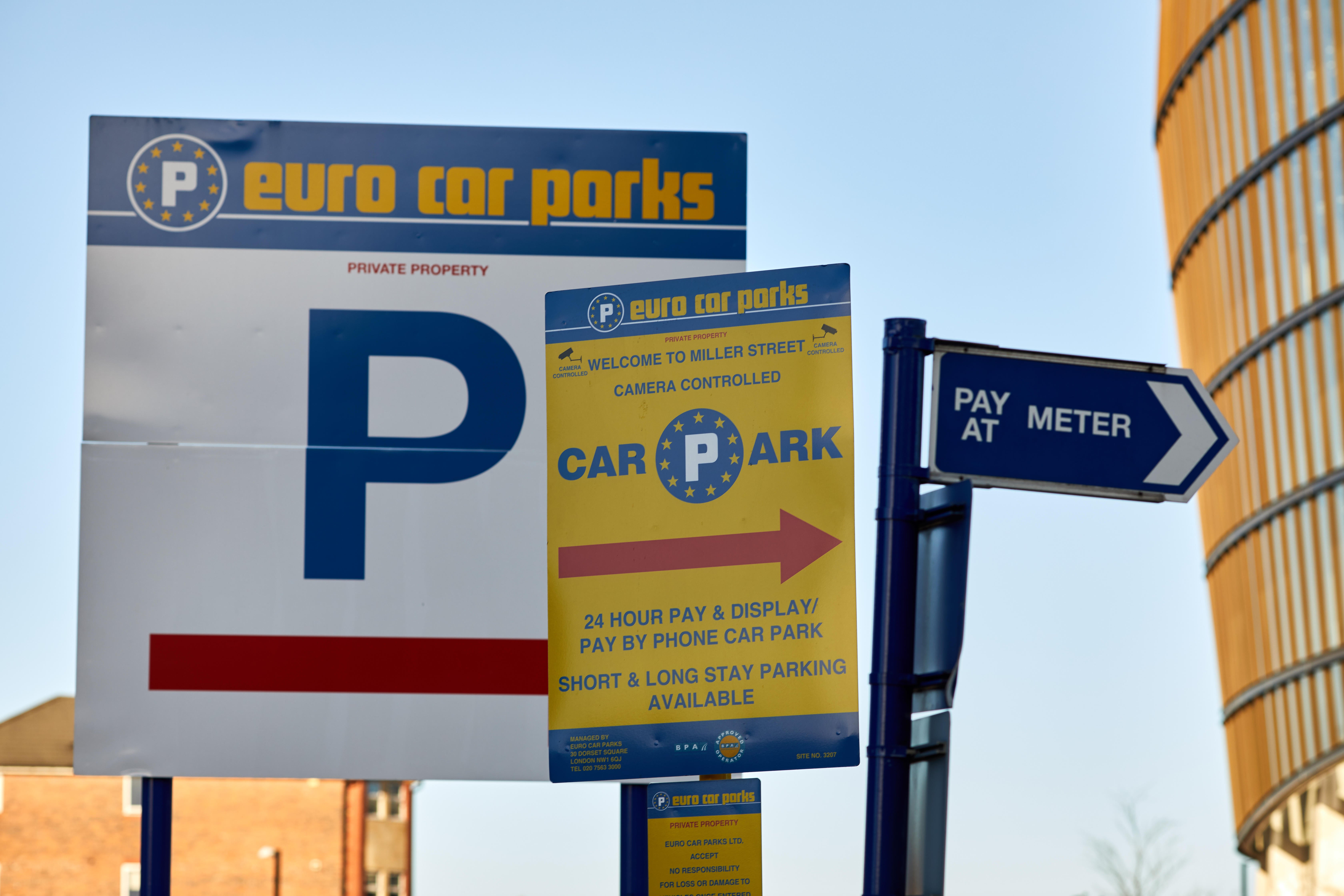 Private parking businesses have been accused of using misleading and confusing signs
