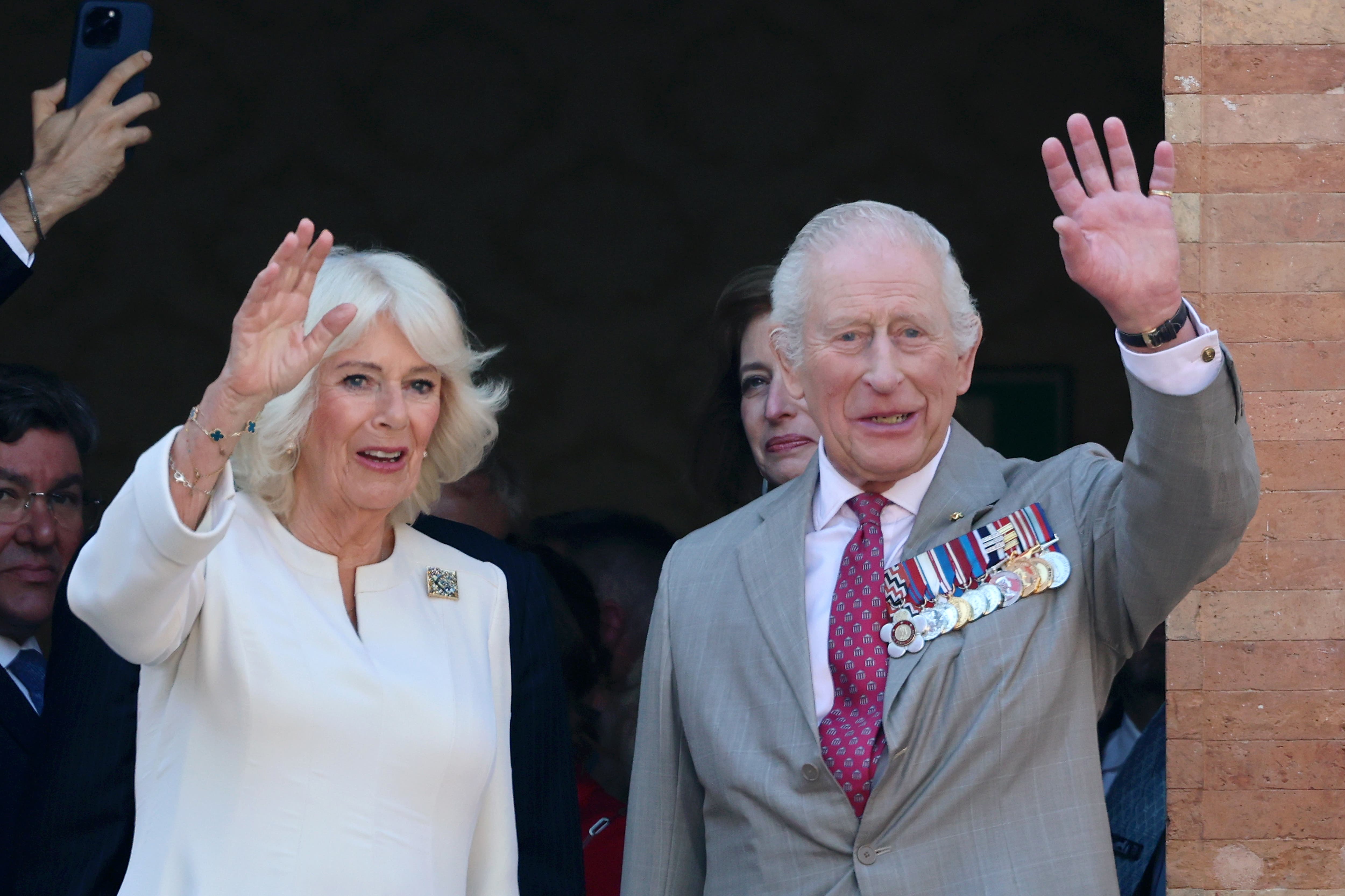 Charles and Camilla will attend a series of engagements for VE Day (Chris Jackson/PA)